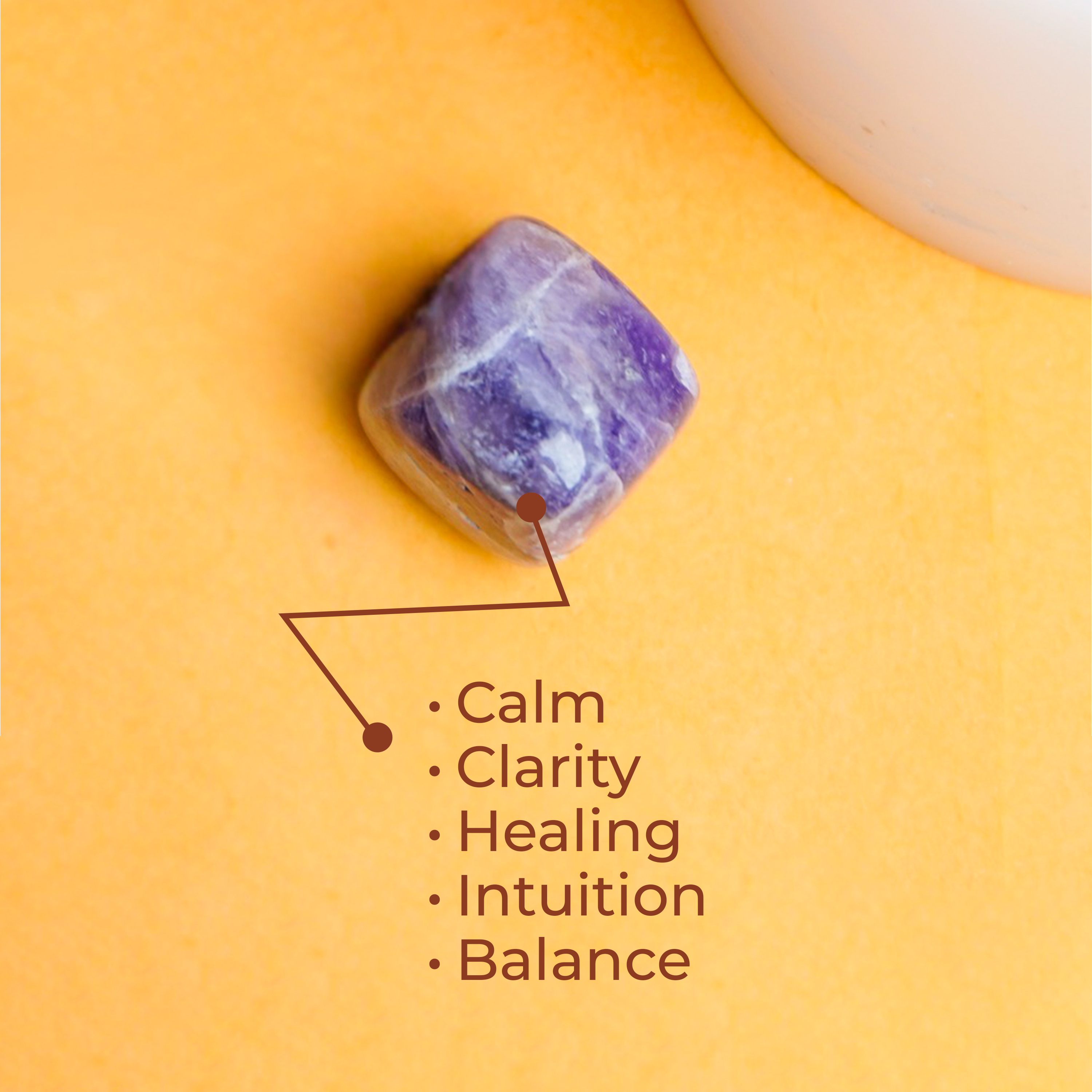 Natural Amethyst Tumble Stone