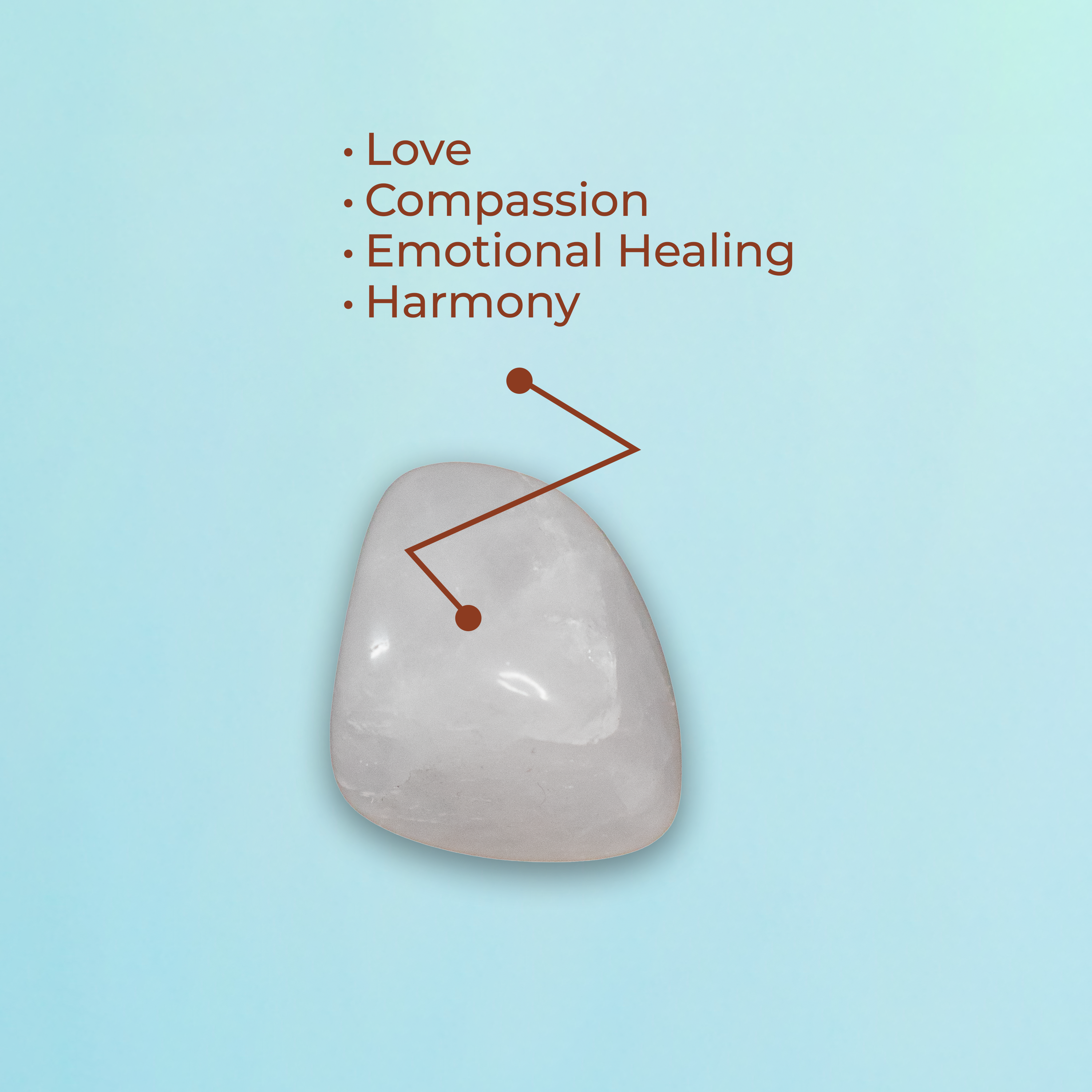 Natural Rose Quartz Tumble Stone