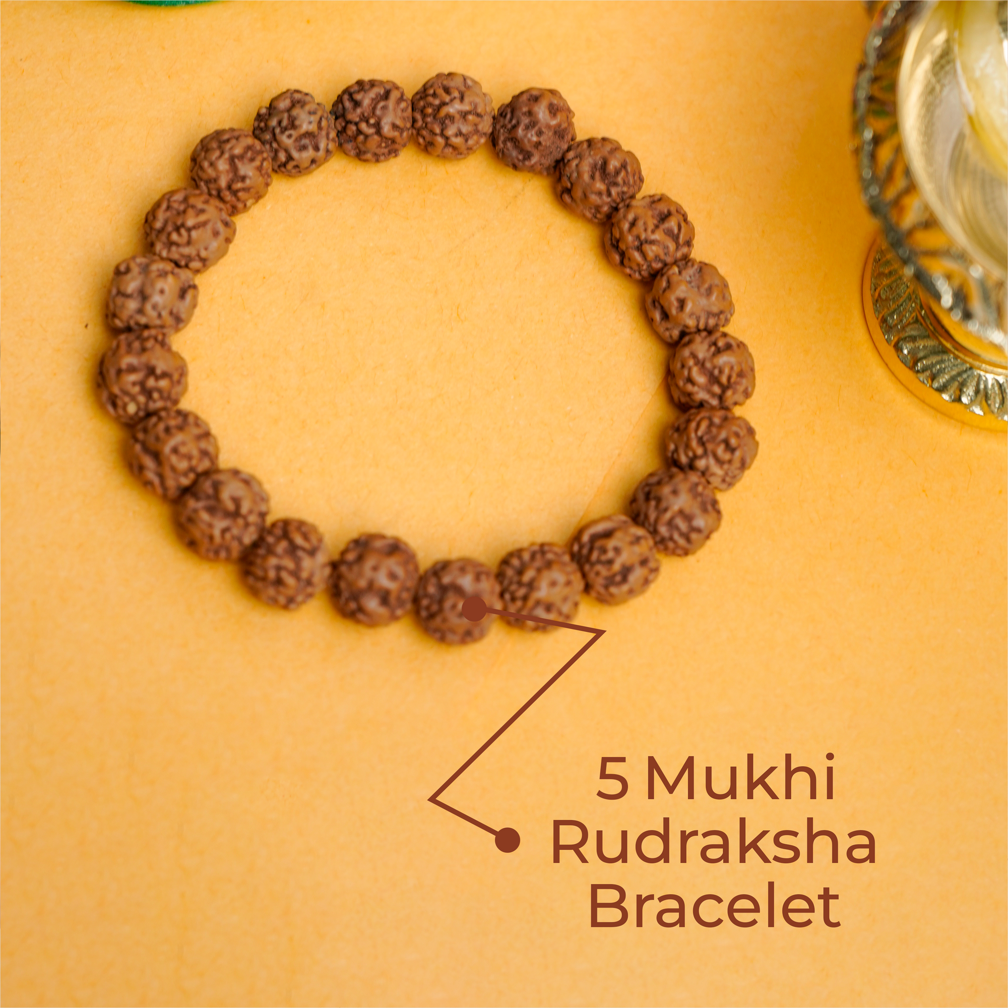 Authentic 5 Mukhi Rudraksha Bracelet – Energized & Handcrafted