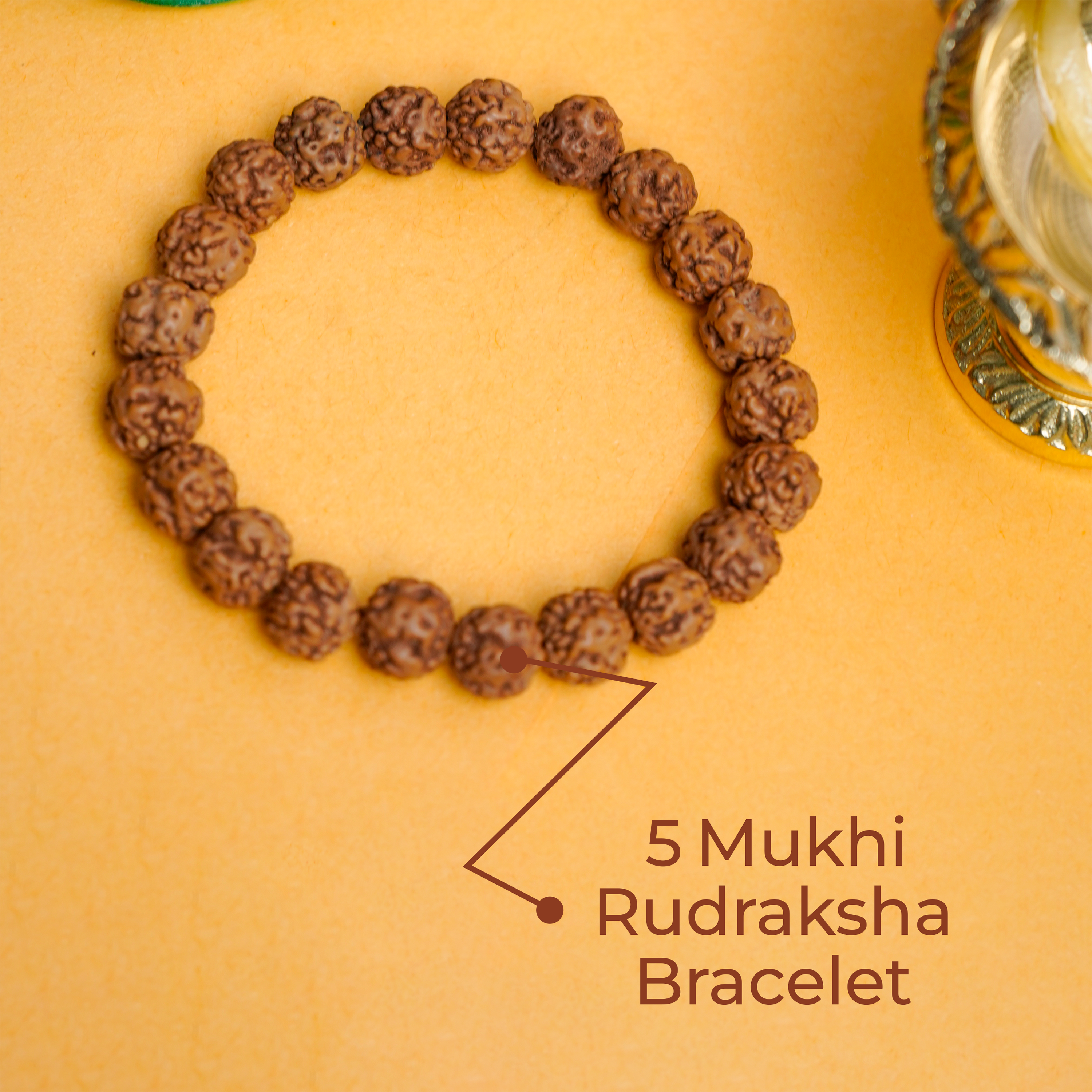 Authentic 5 Mukhi Rudraksha Bracelet – Energized & Handcrafted