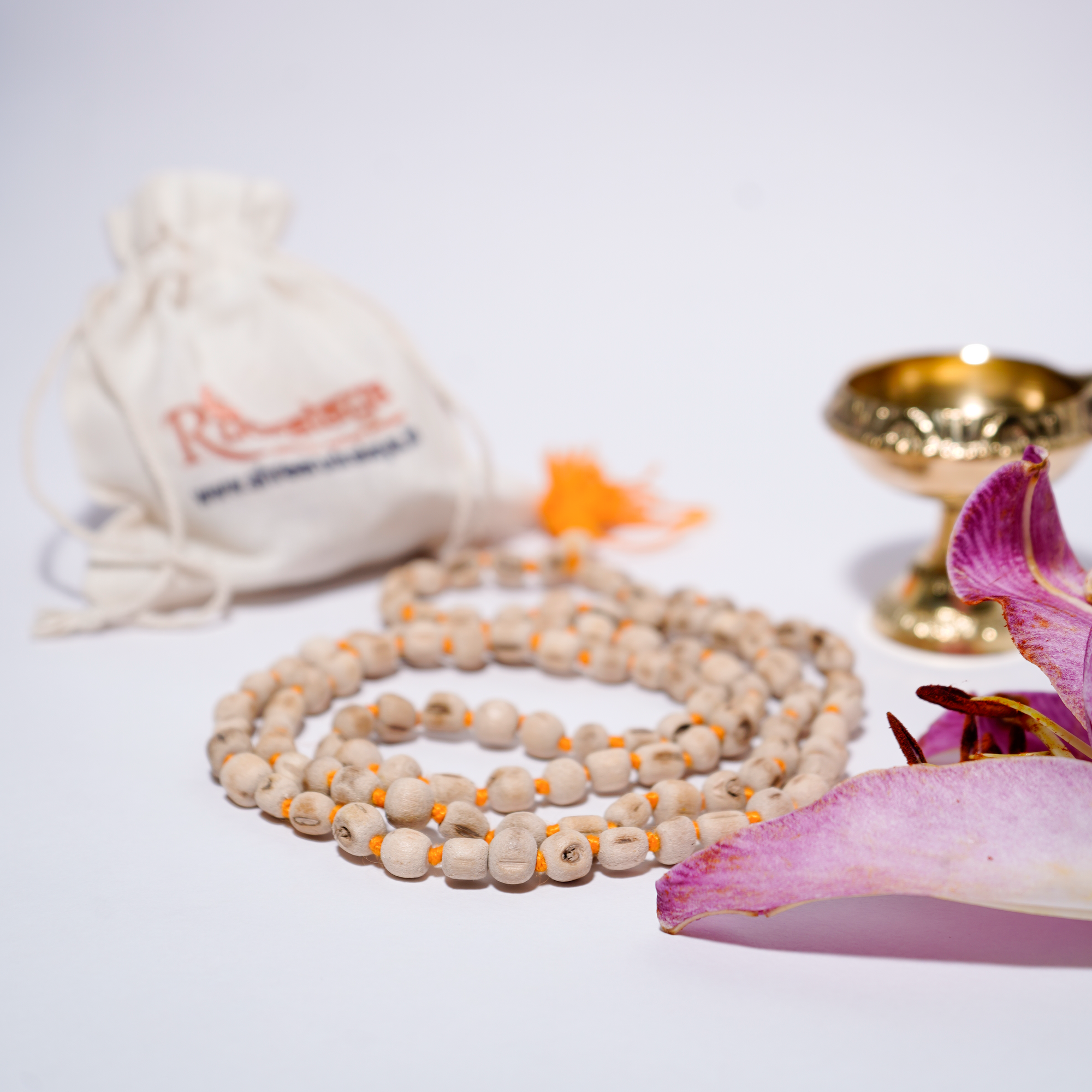 Natural Tulsi Mala | 108+1 Beads Spiritual Japa Mala for Meditation