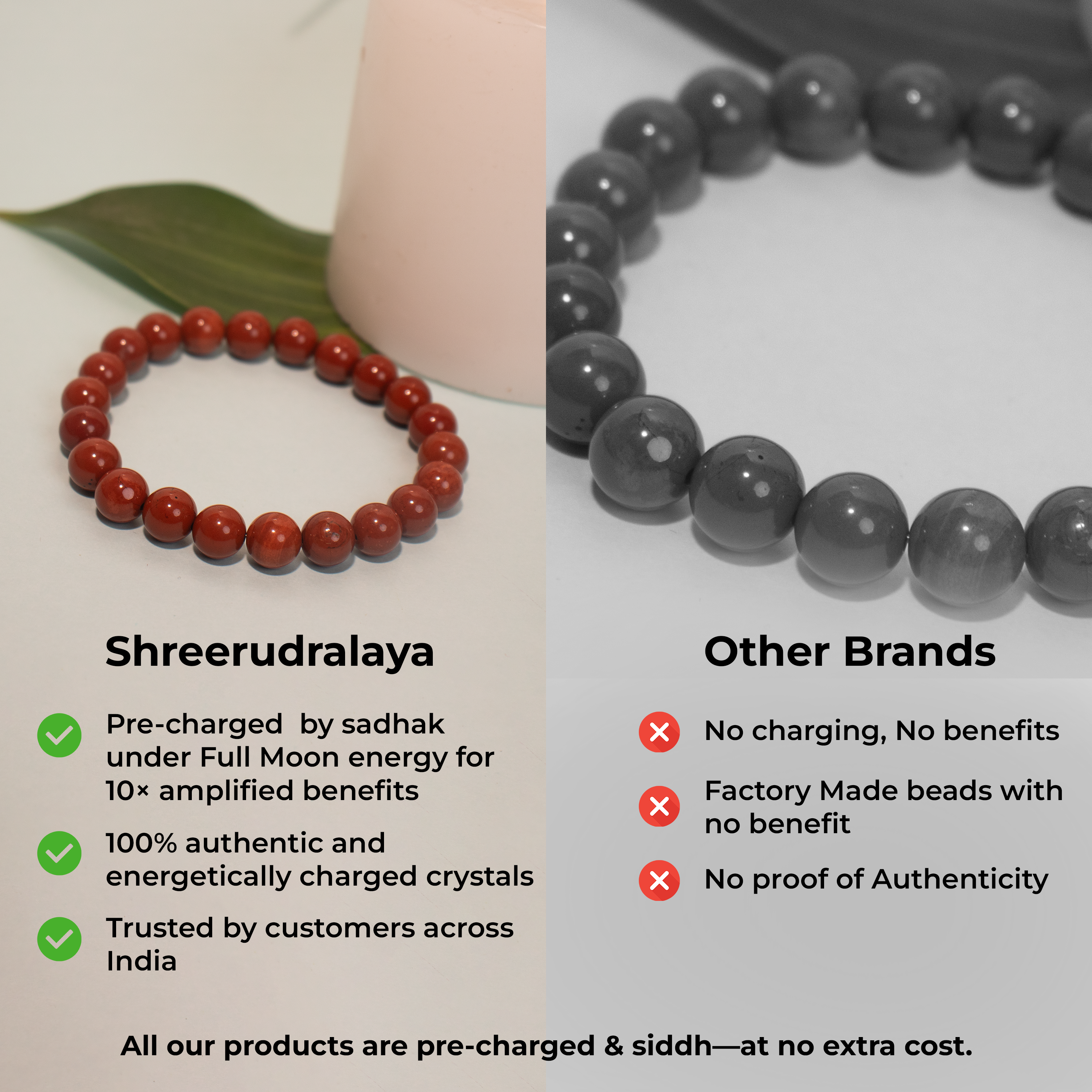 Natural Red Jasper Bracelet