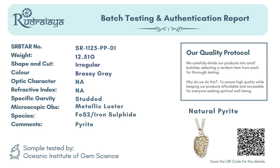 Pyrite Bracelet & Pendant Combo – Attract Wealth, Success & Protection