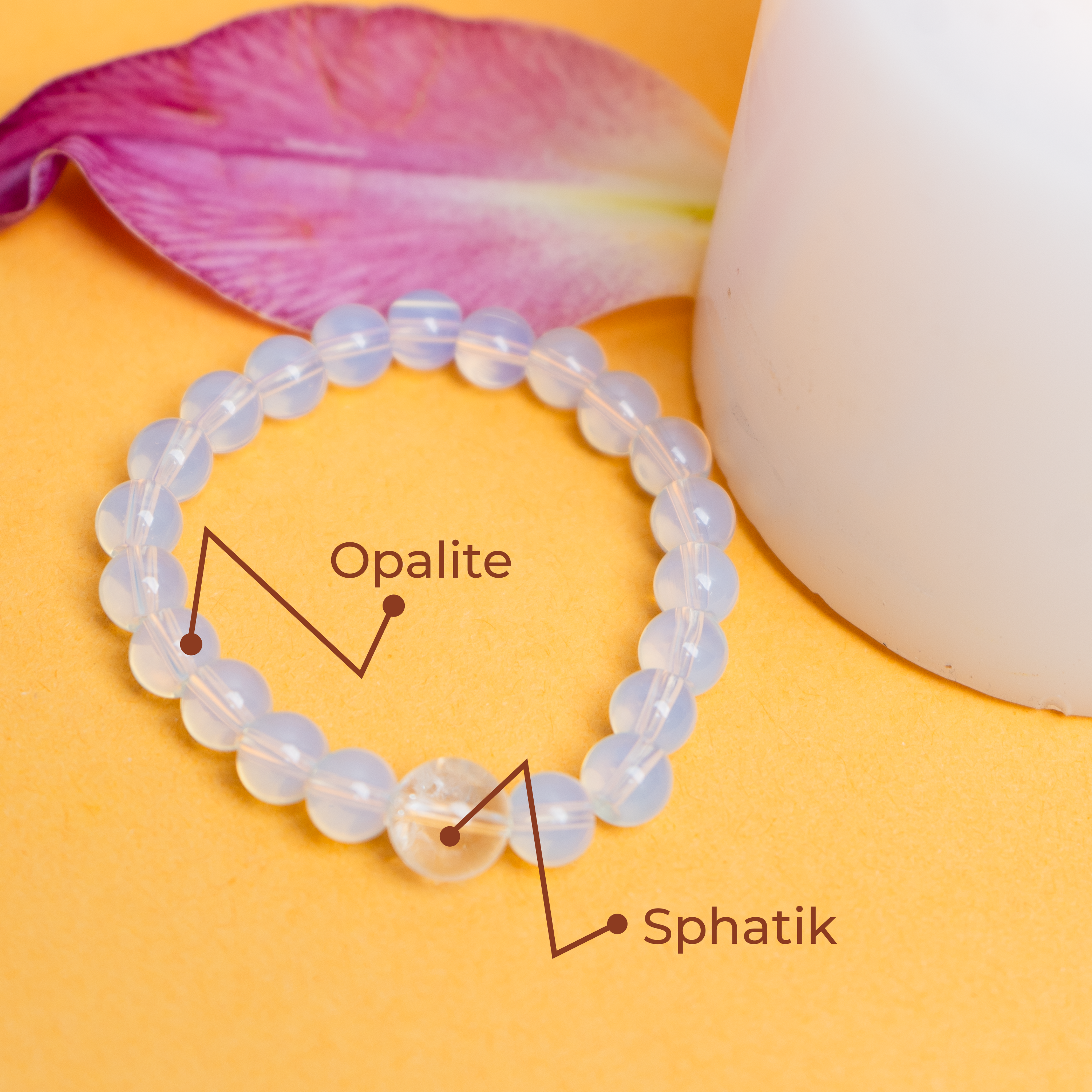 Opalite Energy Healing Bracelet – Calmness & Inner Balance