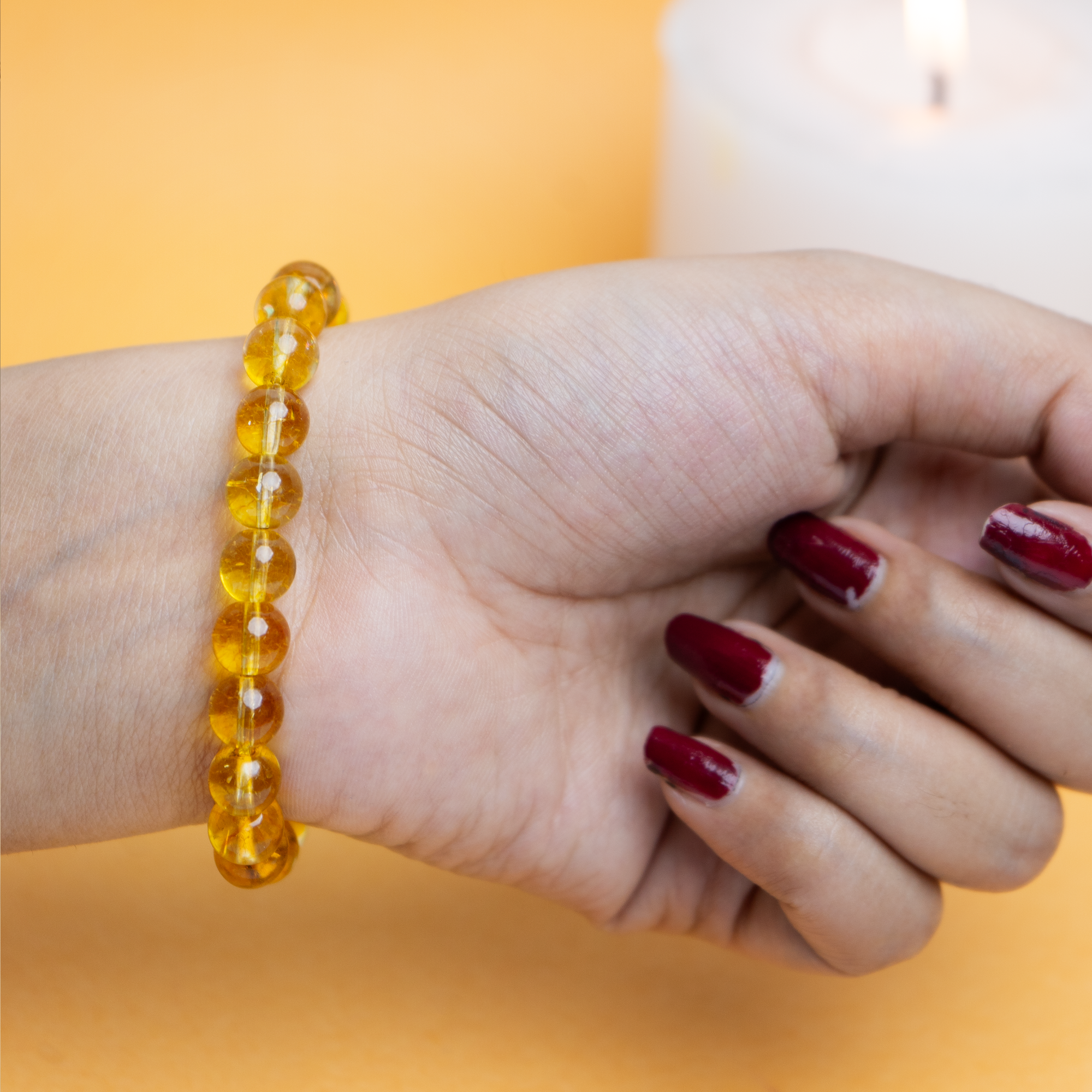 Natural Citrine Bracelet – Stone of Success & Positivity