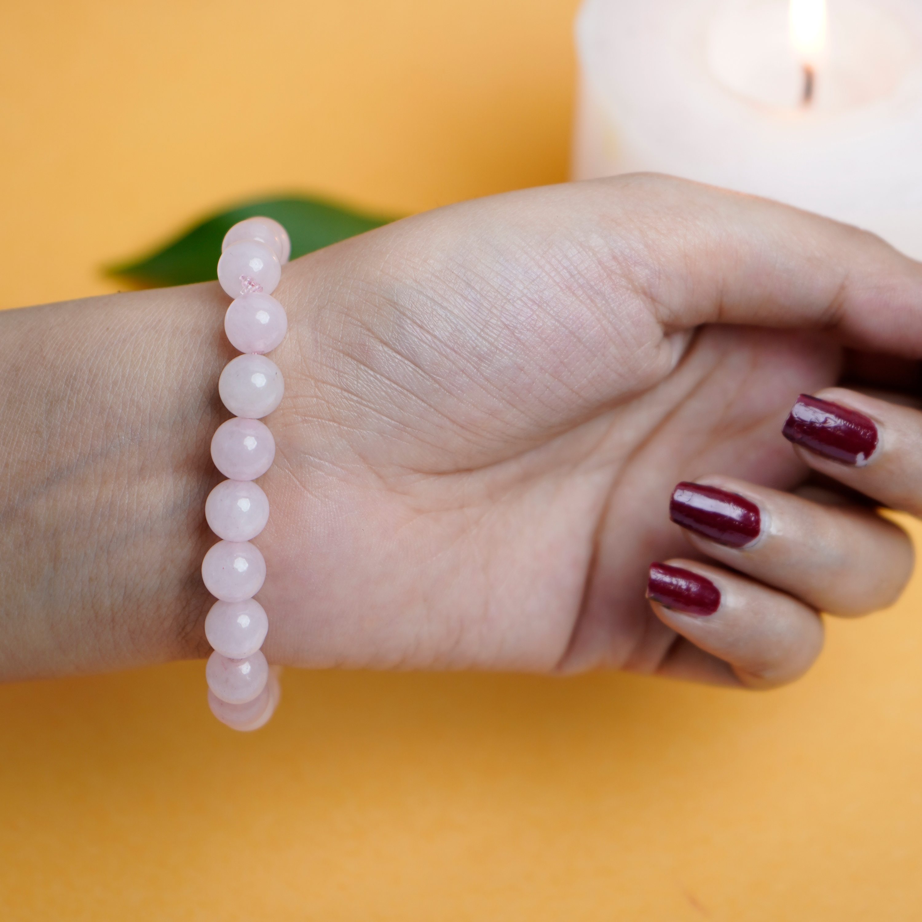 Natural Rose Quartz Healing Bracelet