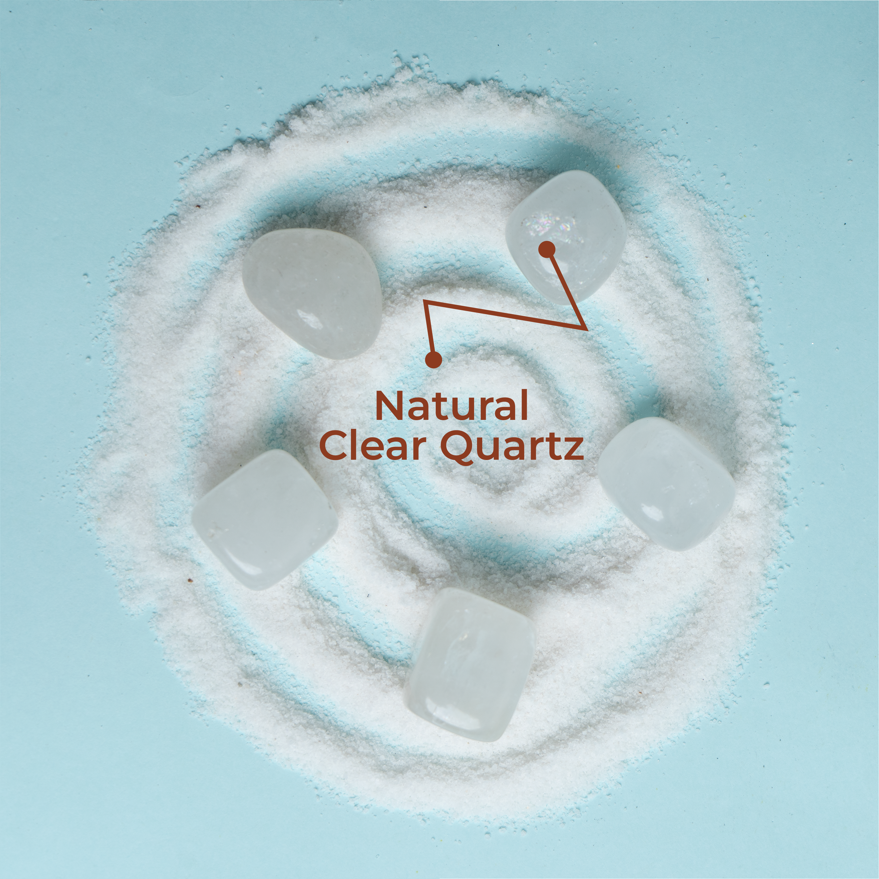 Natural Clear Quartz Tumble Stone