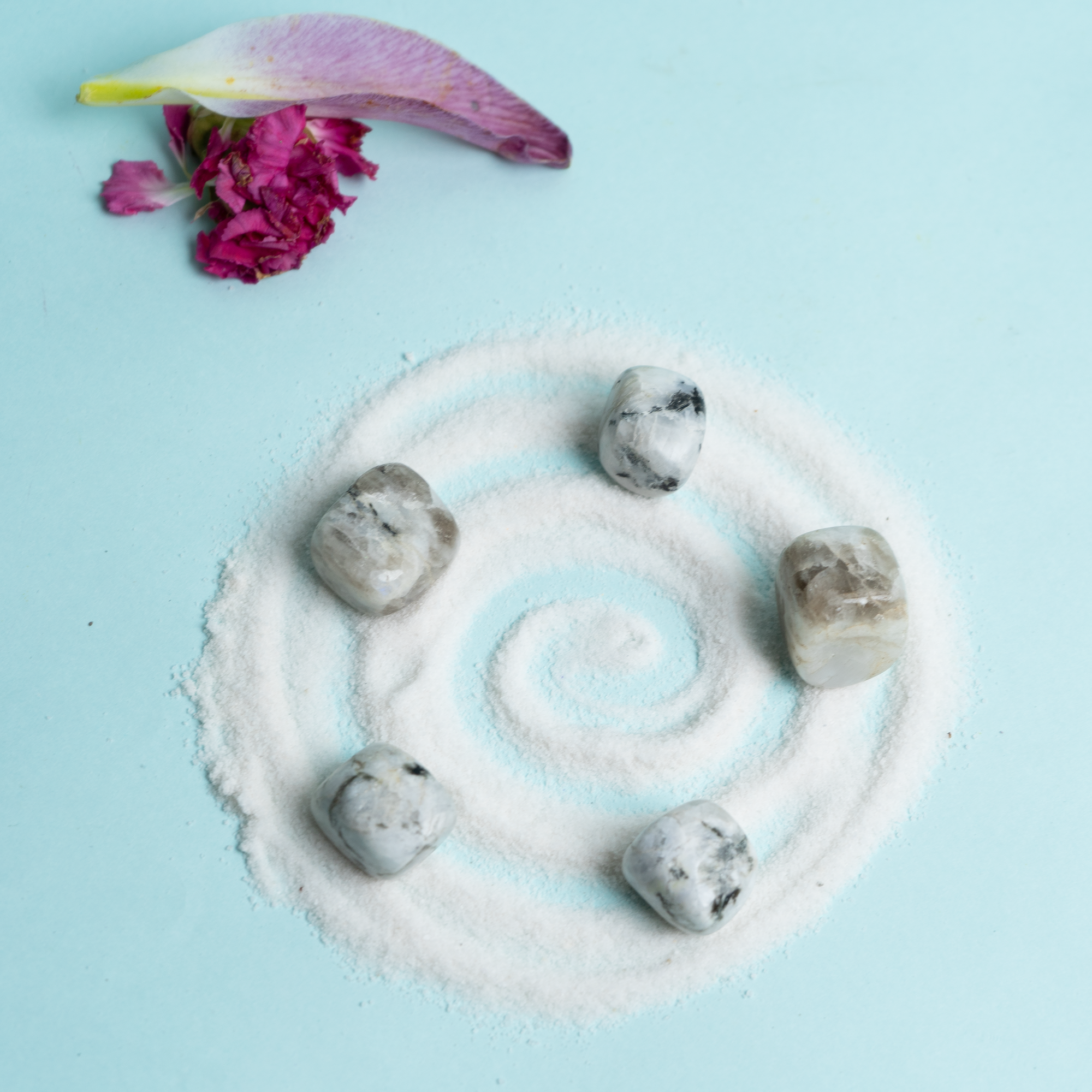 Natural Moon Stone Tumble Stone