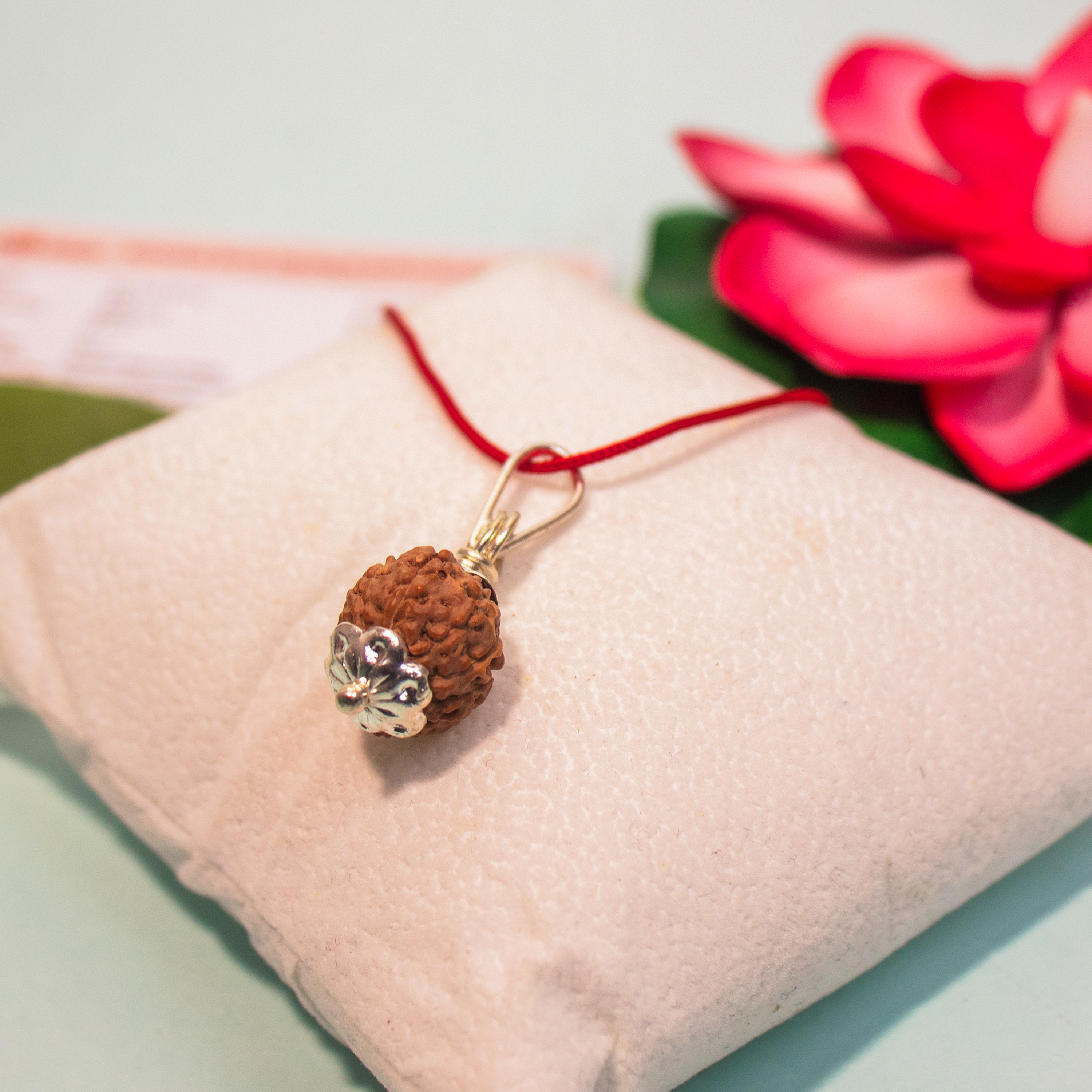 10 Mukhi Indonesian Rudraksha Pendant – Shield of Lord Vishnu for Protection & Peace