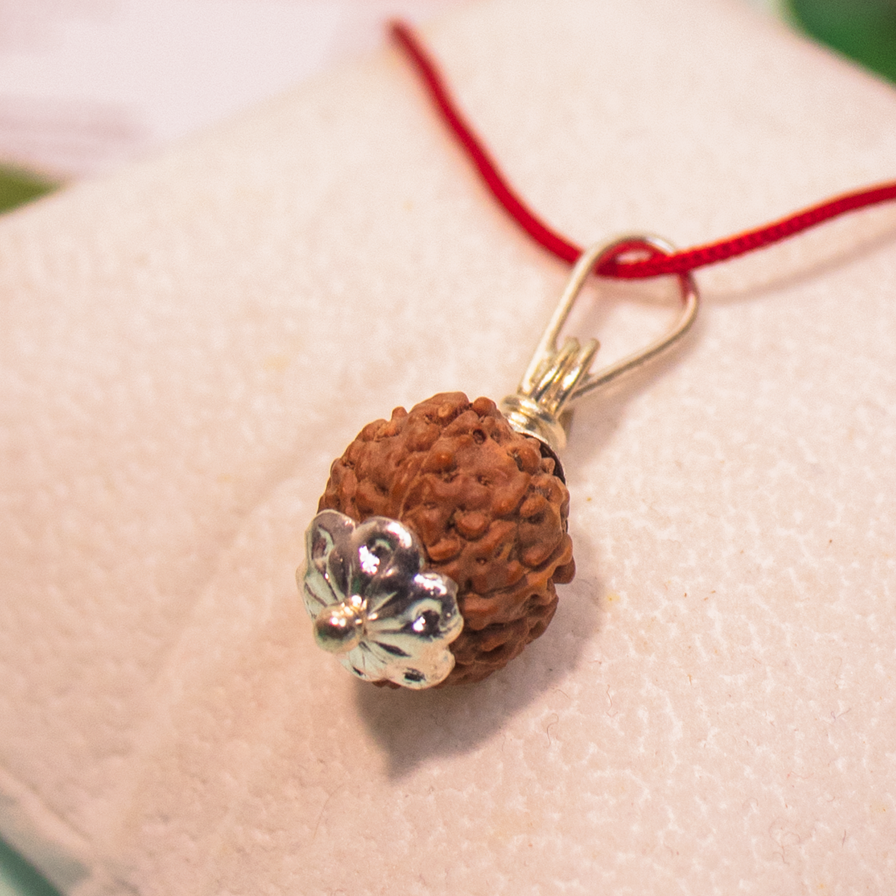 10 Mukhi Indonesian Rudraksha Pendant – Shield of Lord Vishnu for Protection & Peace