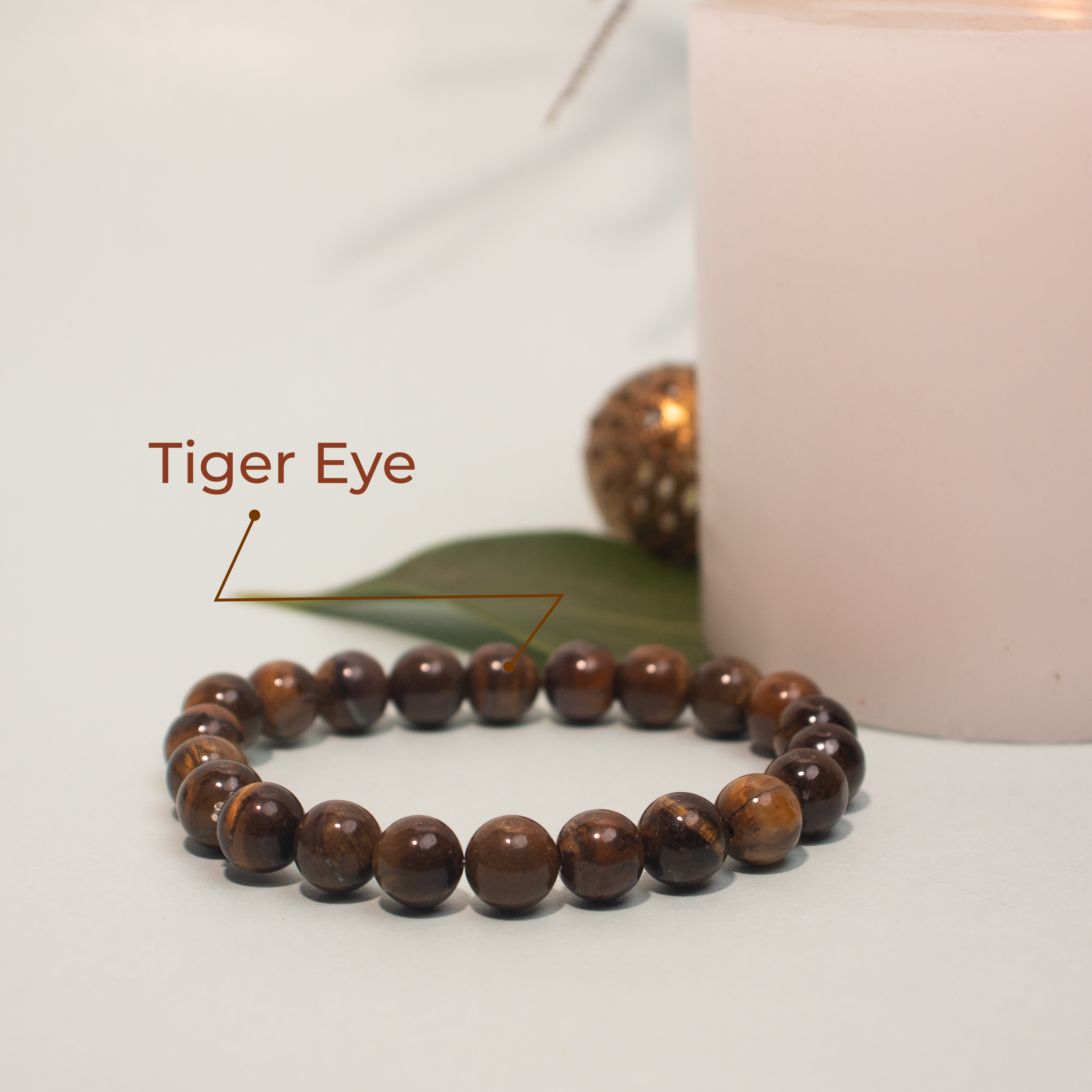 Natural Tiger Eye Bracelet for Men & Women