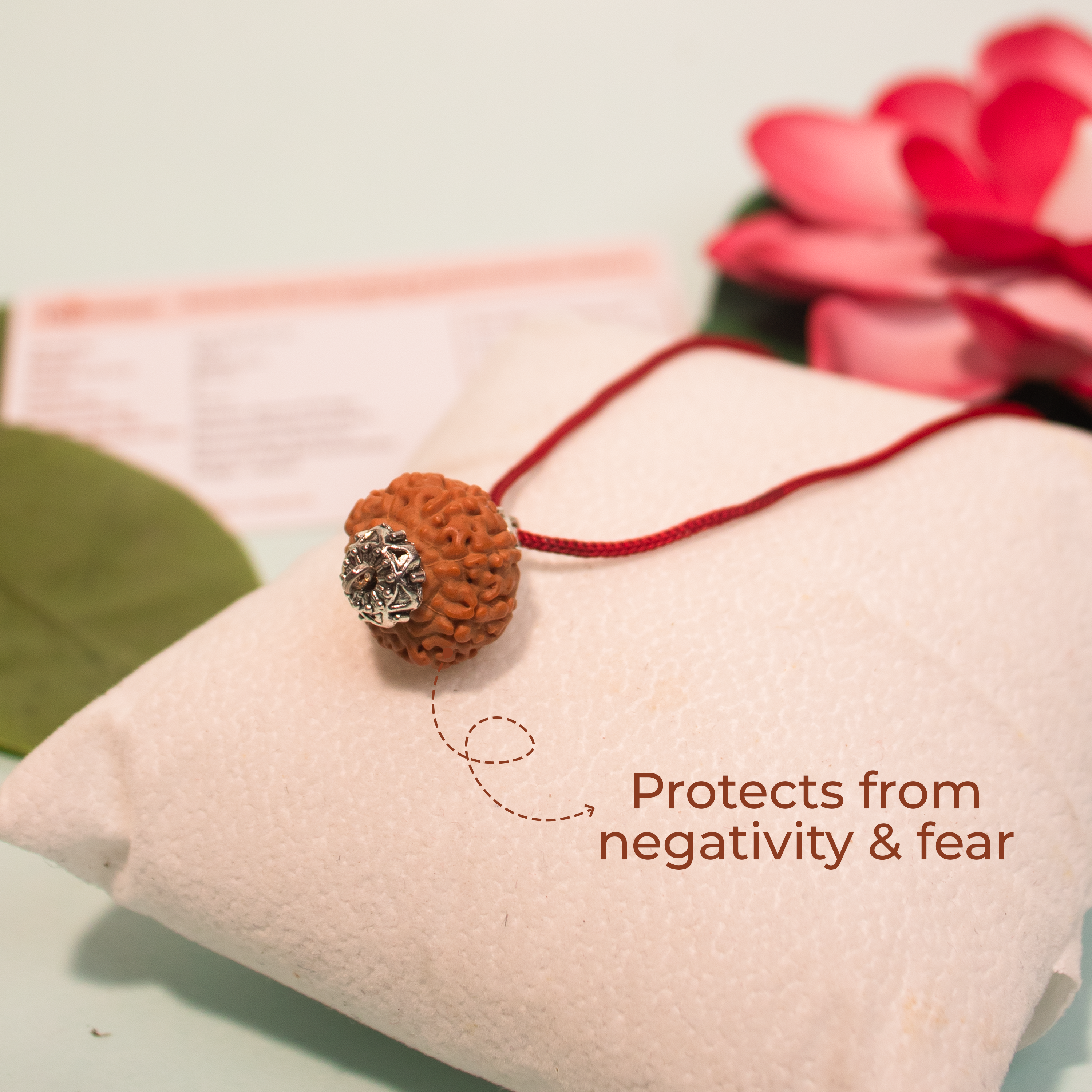 9 Mukhi Indonesian Rudraksha Pendant – Power of Durga for Energy & Protection