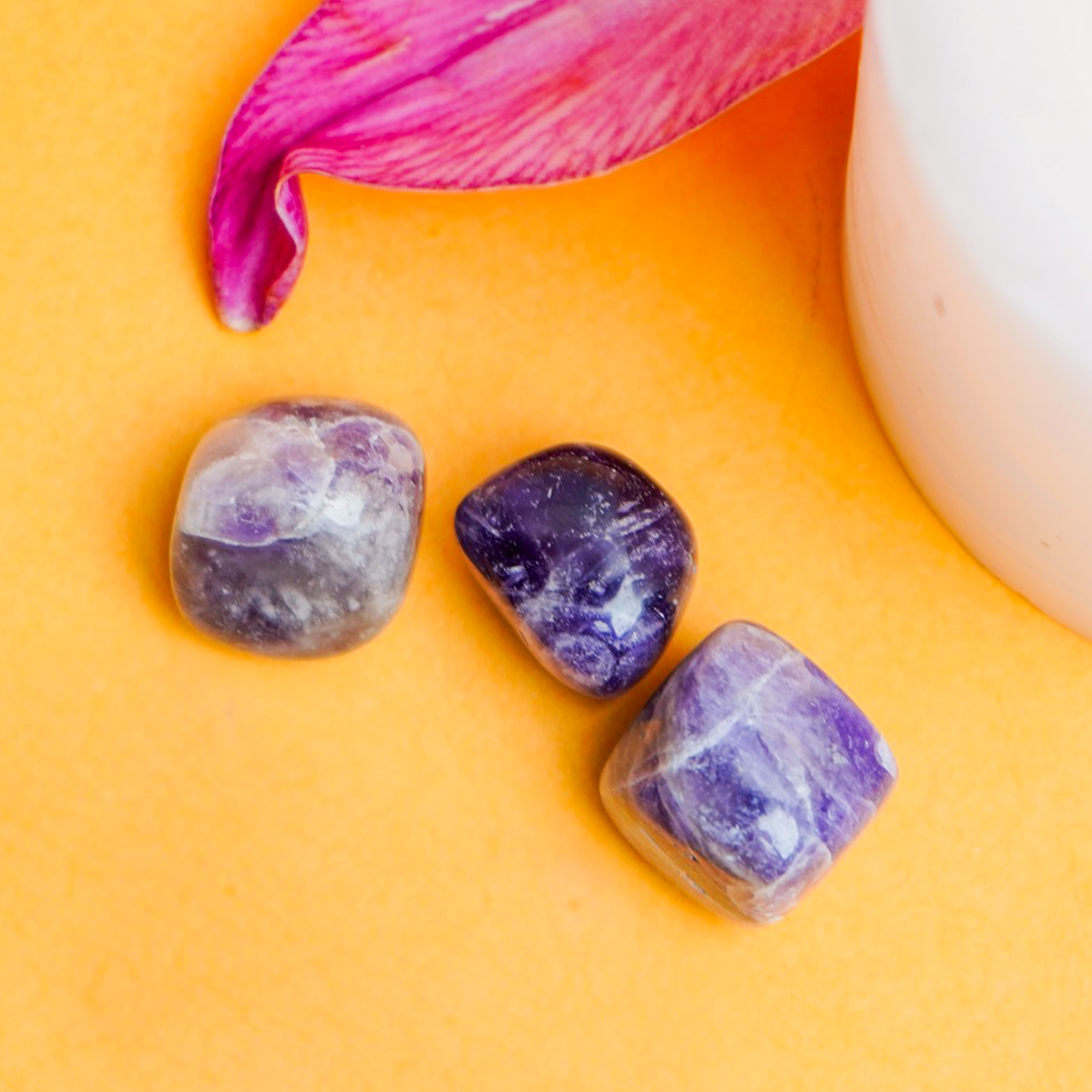 Natural Amethyst Tumble Stone