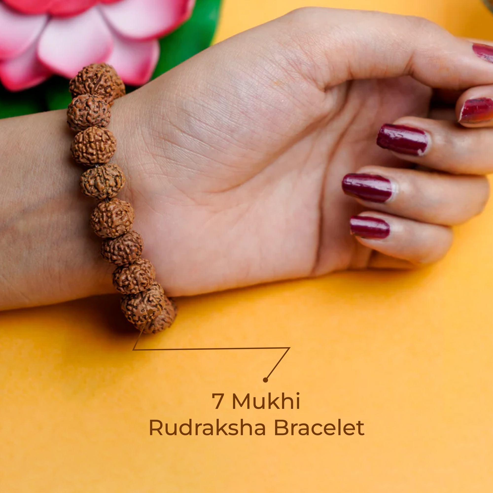 7 Mukhi Rudraksha Bracelet – Wealth, Health & Divine Blessings