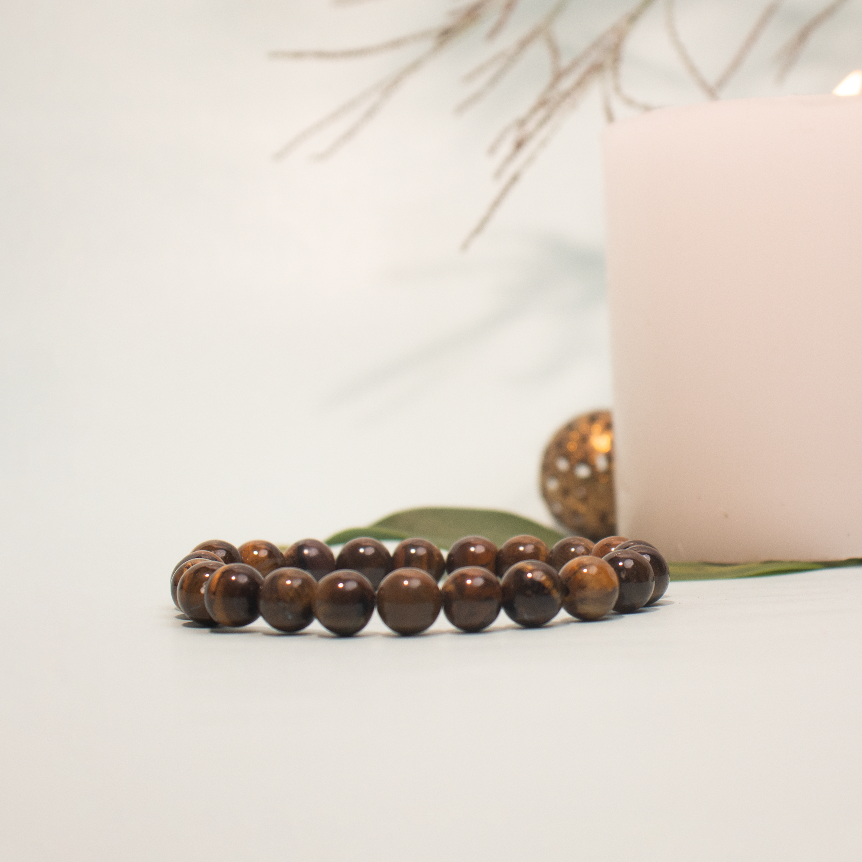 Natural Tiger Eye Bracelet for Men & Women