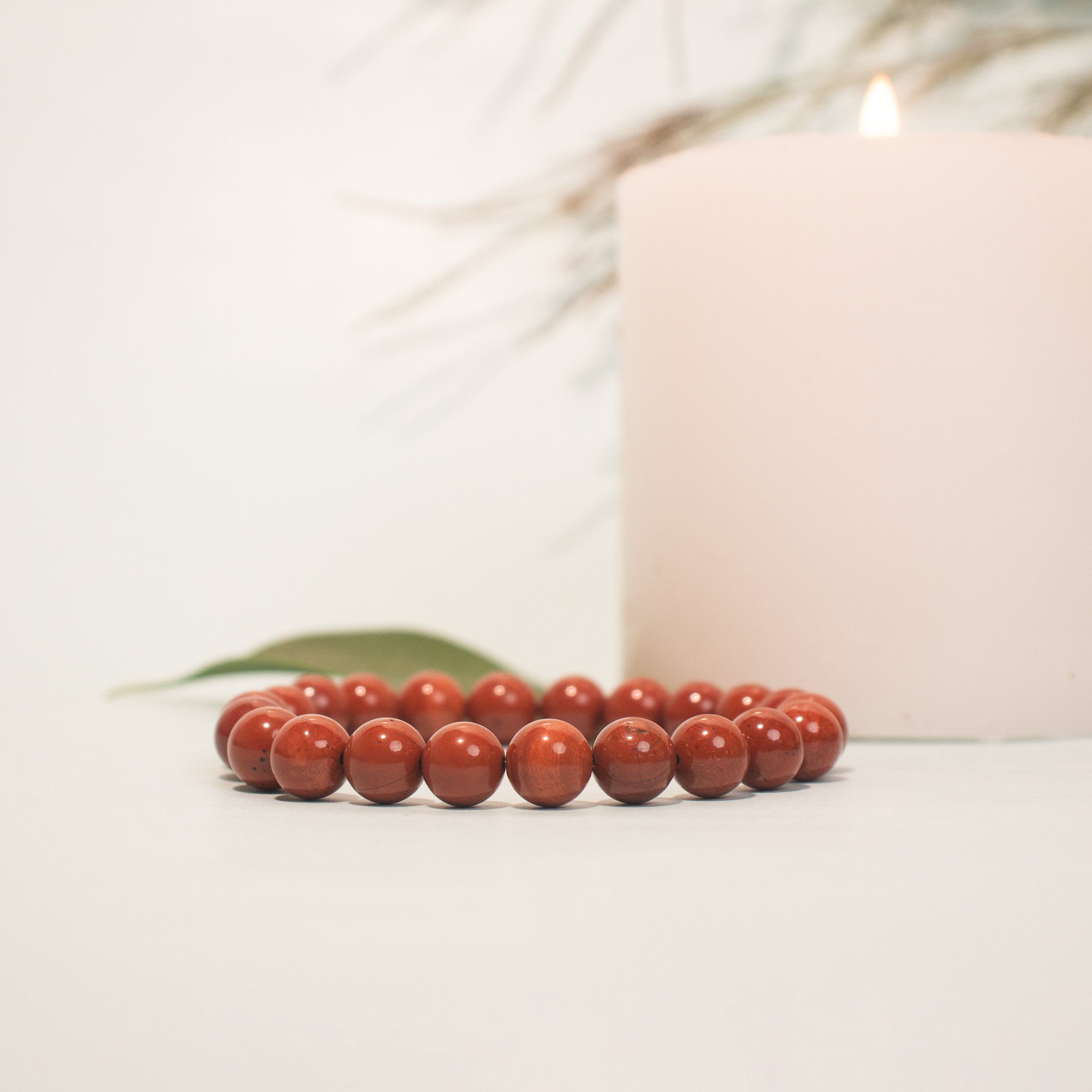 Natural Red Jasper Bracelet