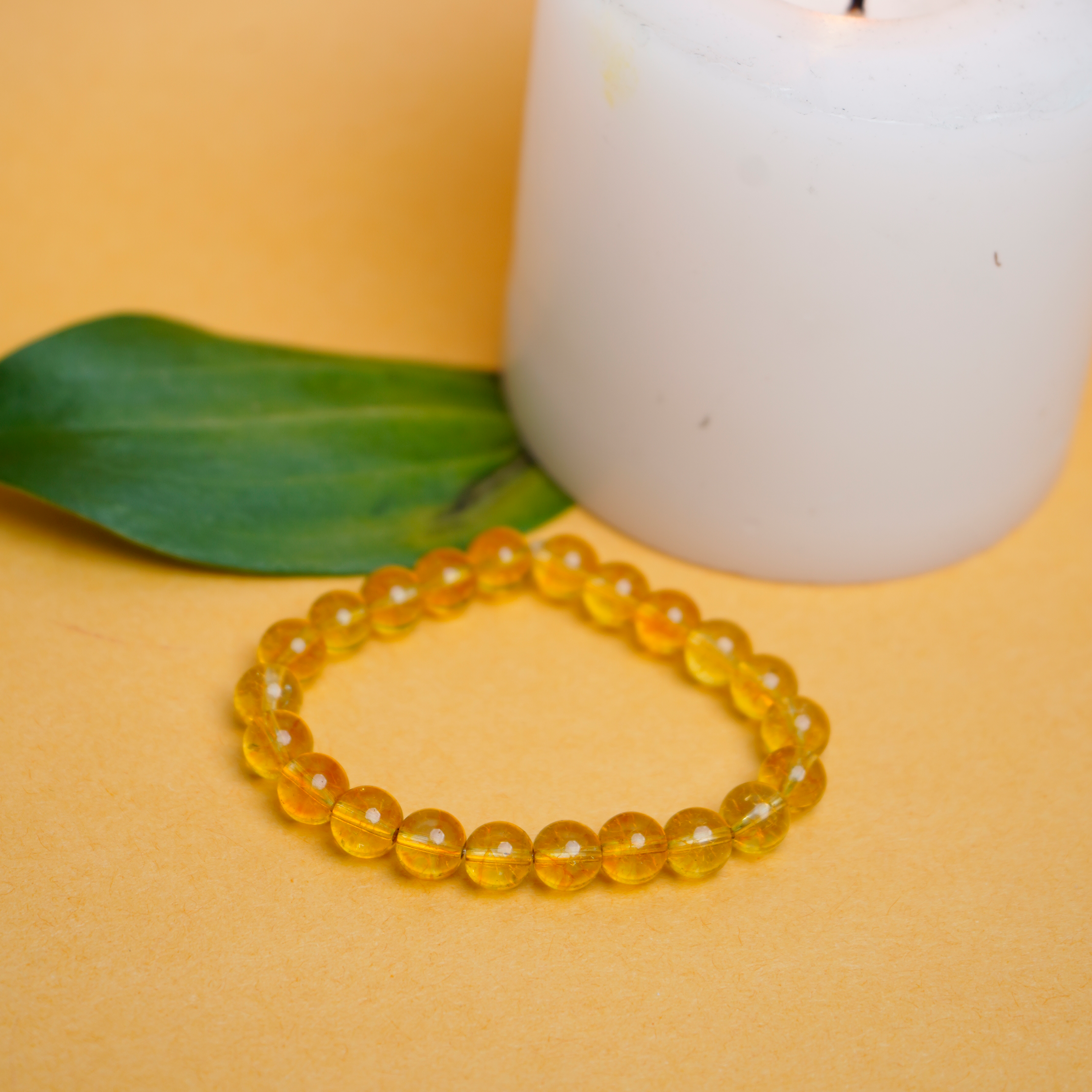 Natural Citrine Bracelet – Stone of Success & Positivity