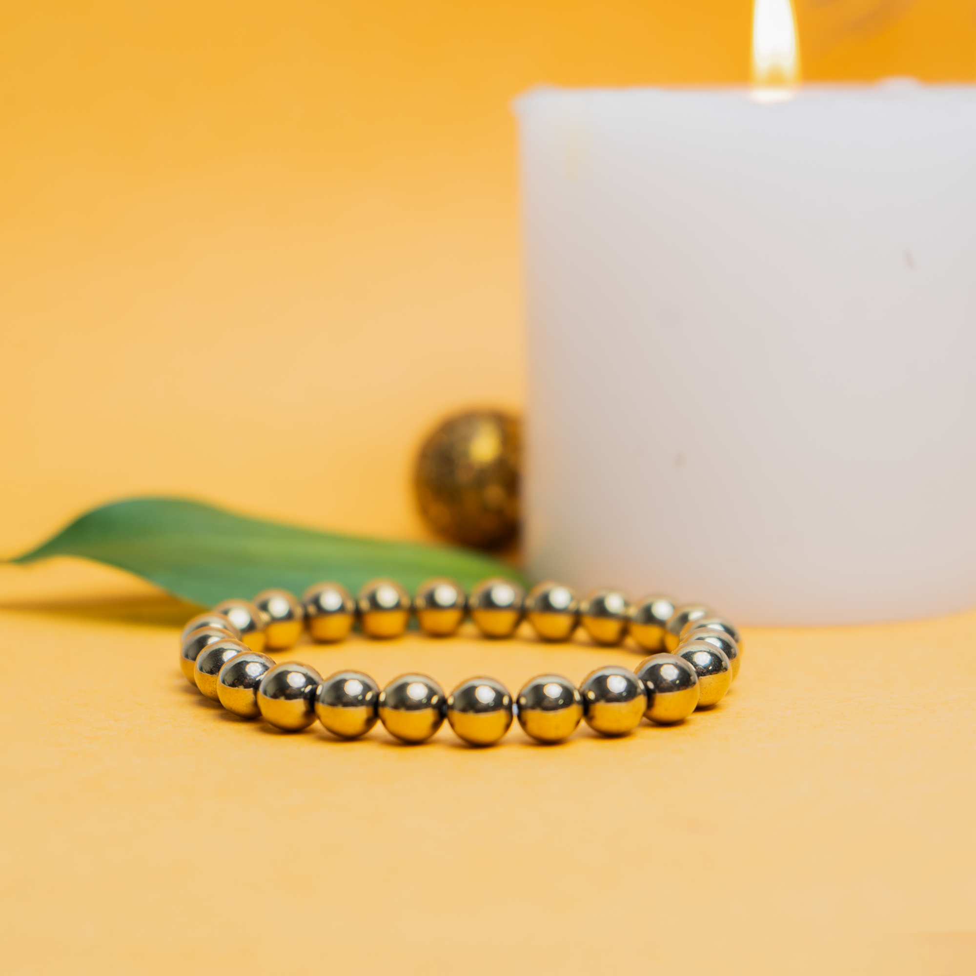 Golden Hematite Protection & Confidence Bracelet