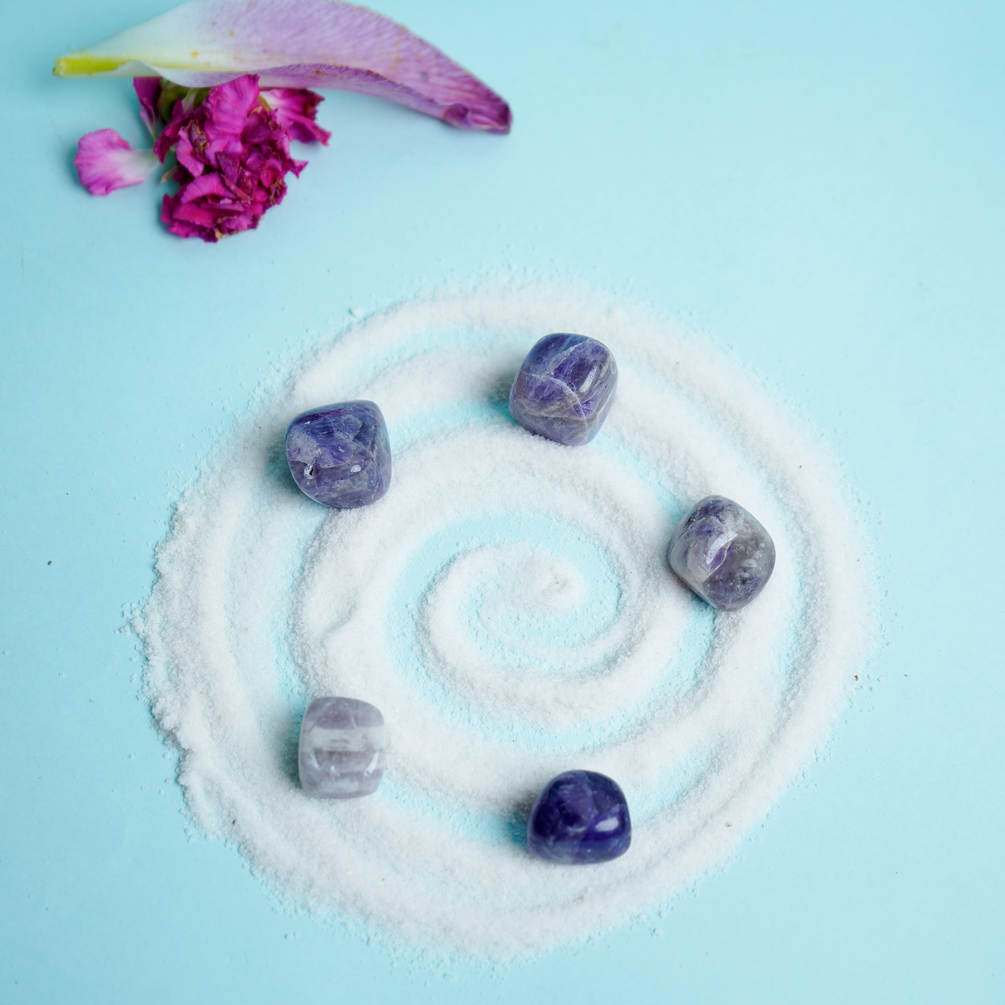 Natural Amethyst Tumble Stone