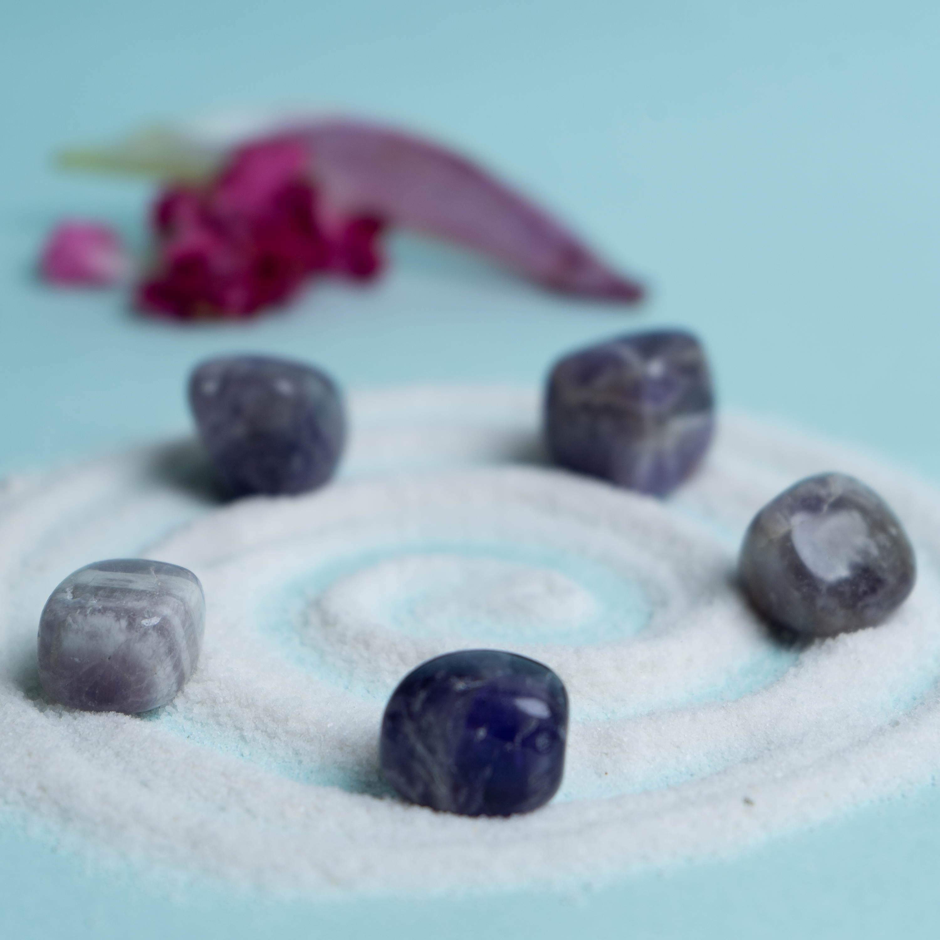 Natural Amethyst Tumble Stone