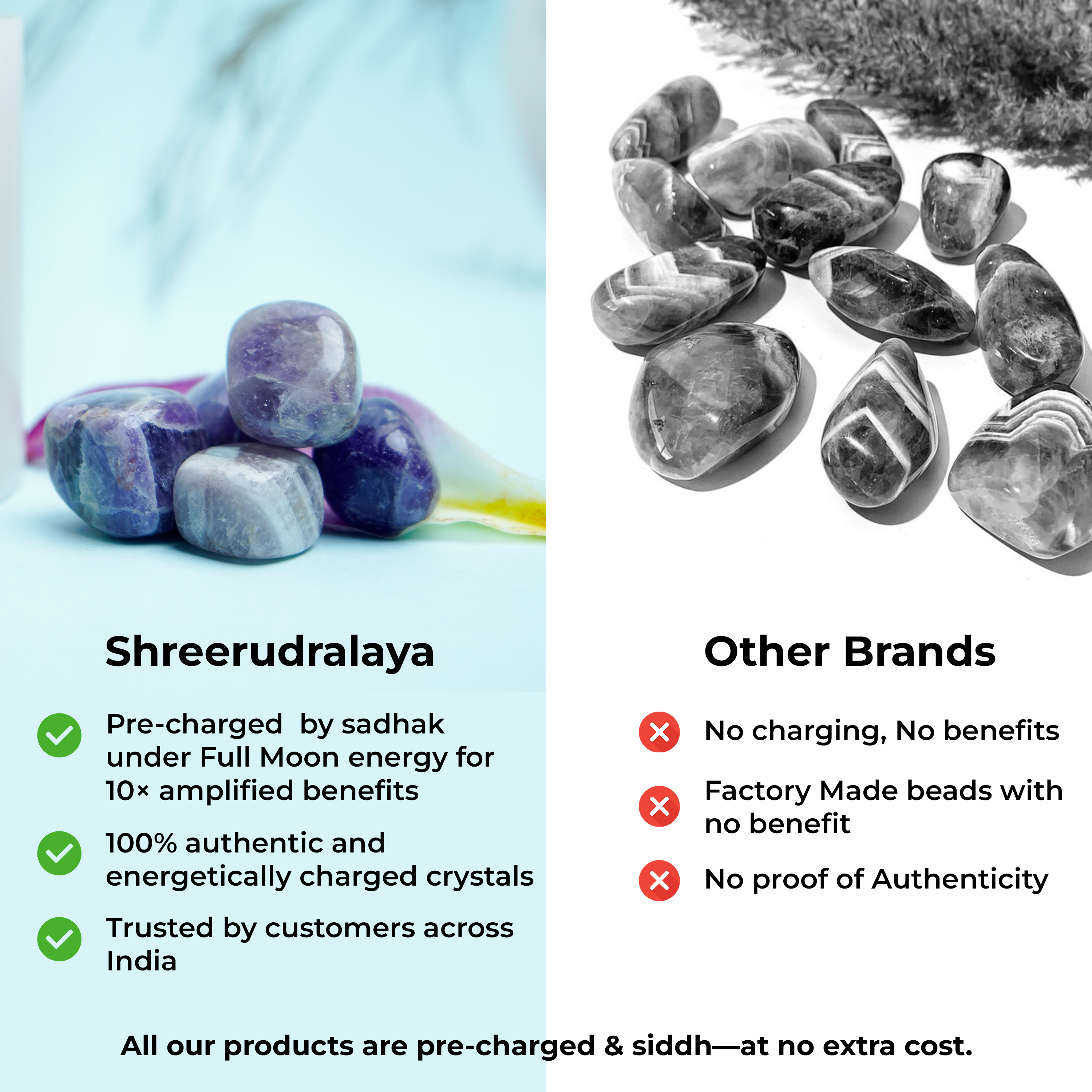 Natural Amethyst Tumble Stone