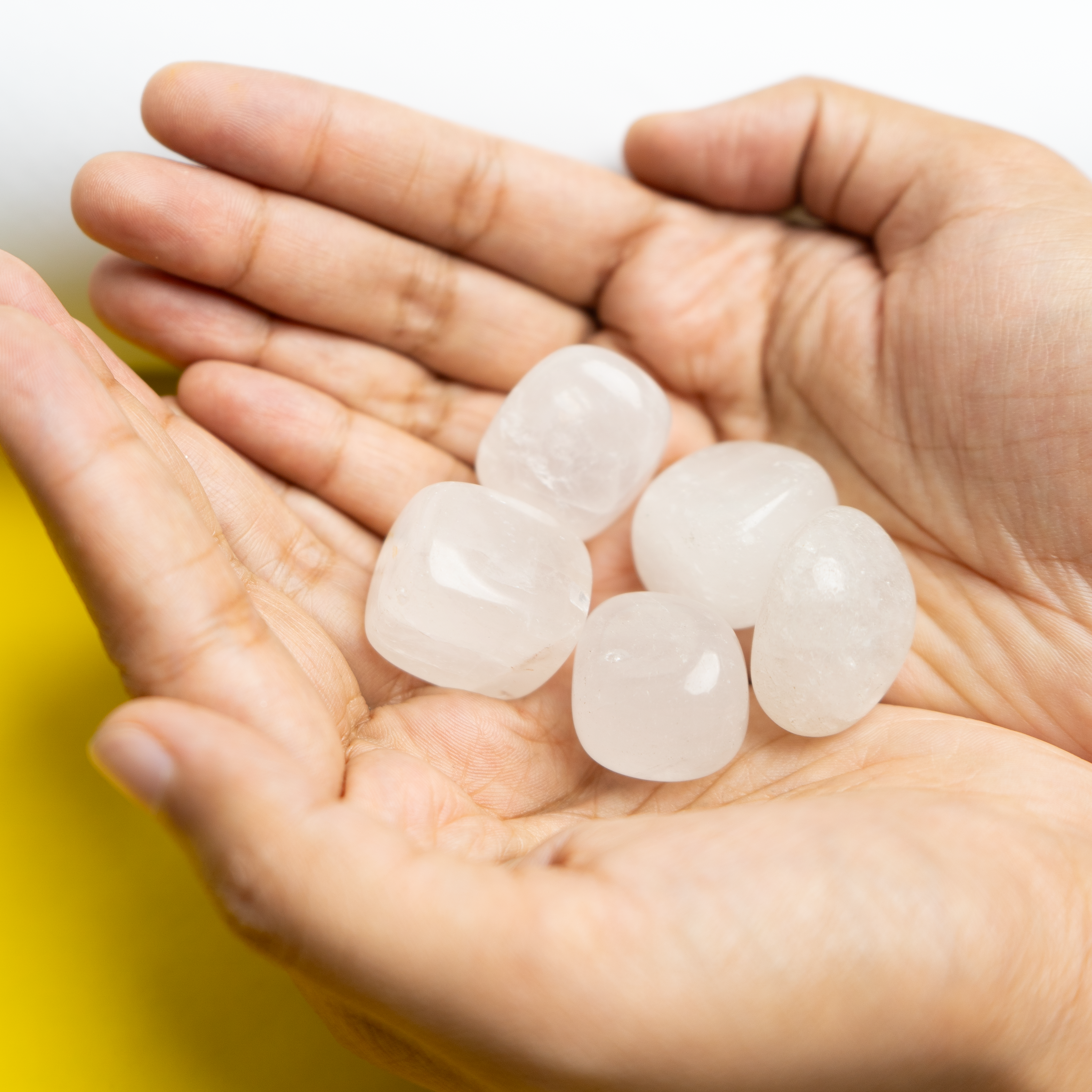 Natural Clear Quartz Tumble Stone