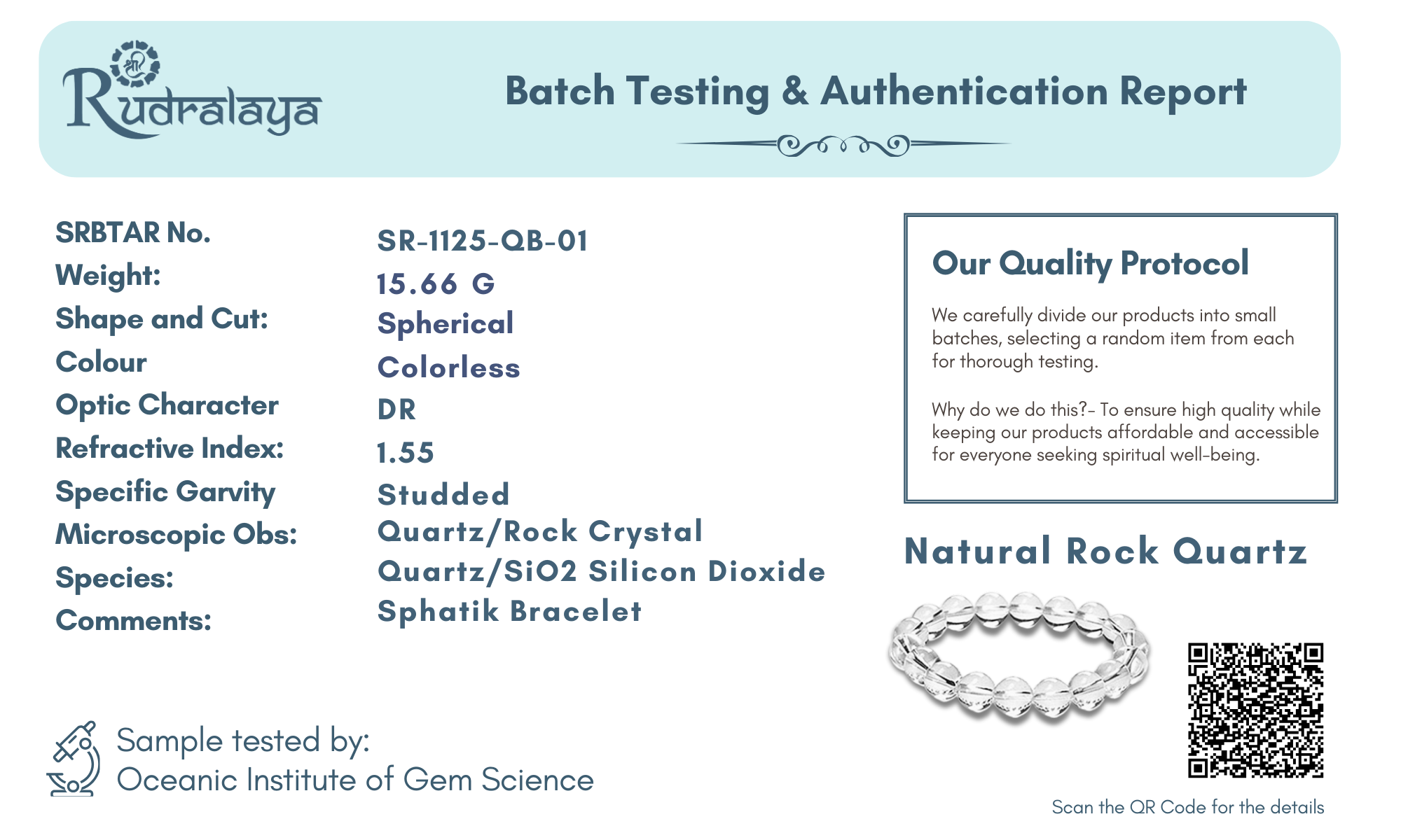 Clear Quartz Energy Healing Bracelet