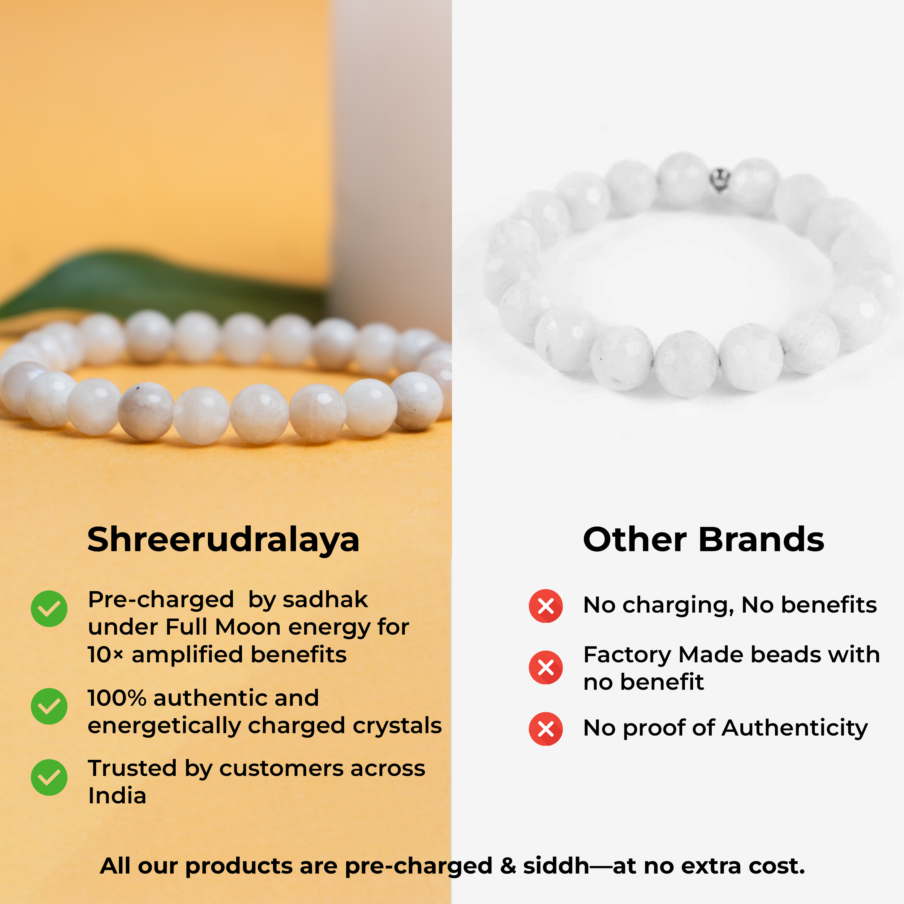 Natural Moonstone Bracelet | Healing Crystal