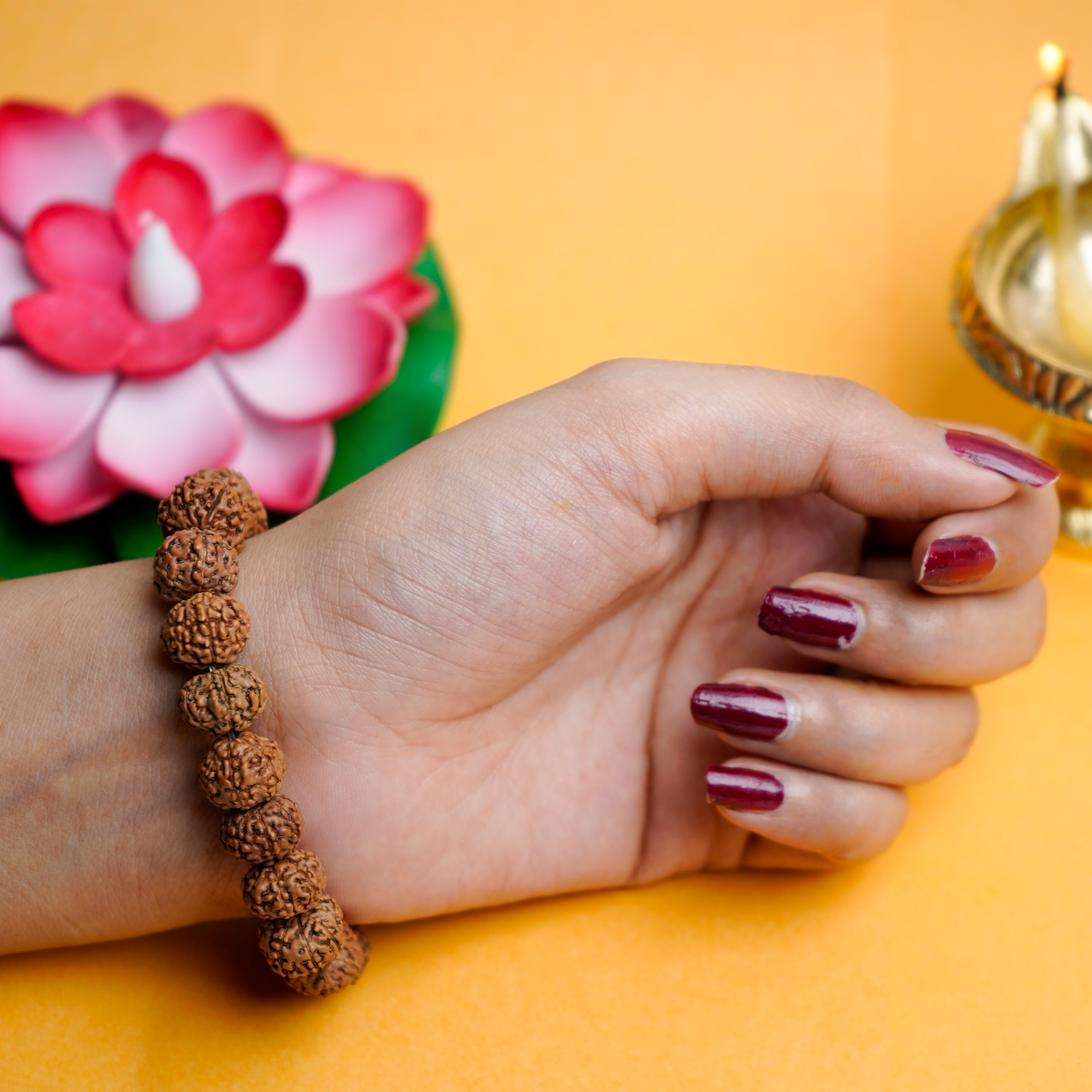 7 Mukhi Rudraksha Bracelet – Wealth, Health & Divine Blessings