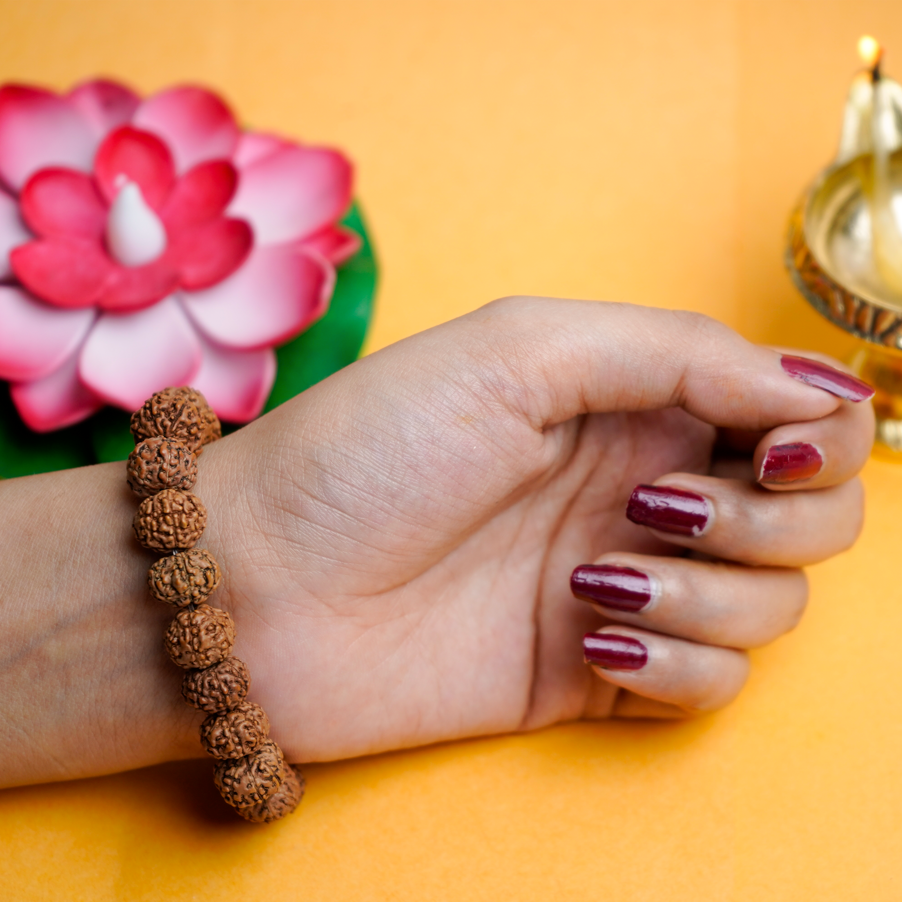 7 Mukhi Rudraksha Bracelet – Wealth, Health & Divine Blessings