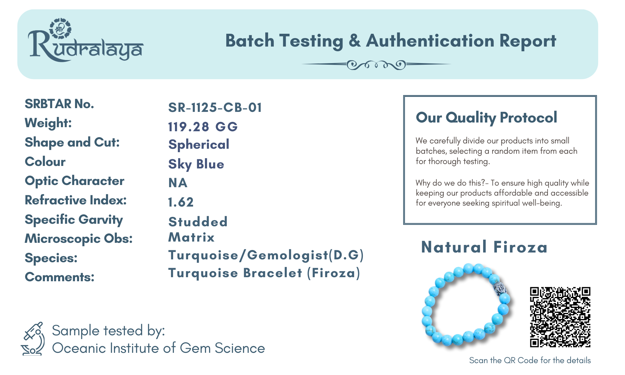 Firoza Healing Bracelet – Stone of Protection & Inner Peace