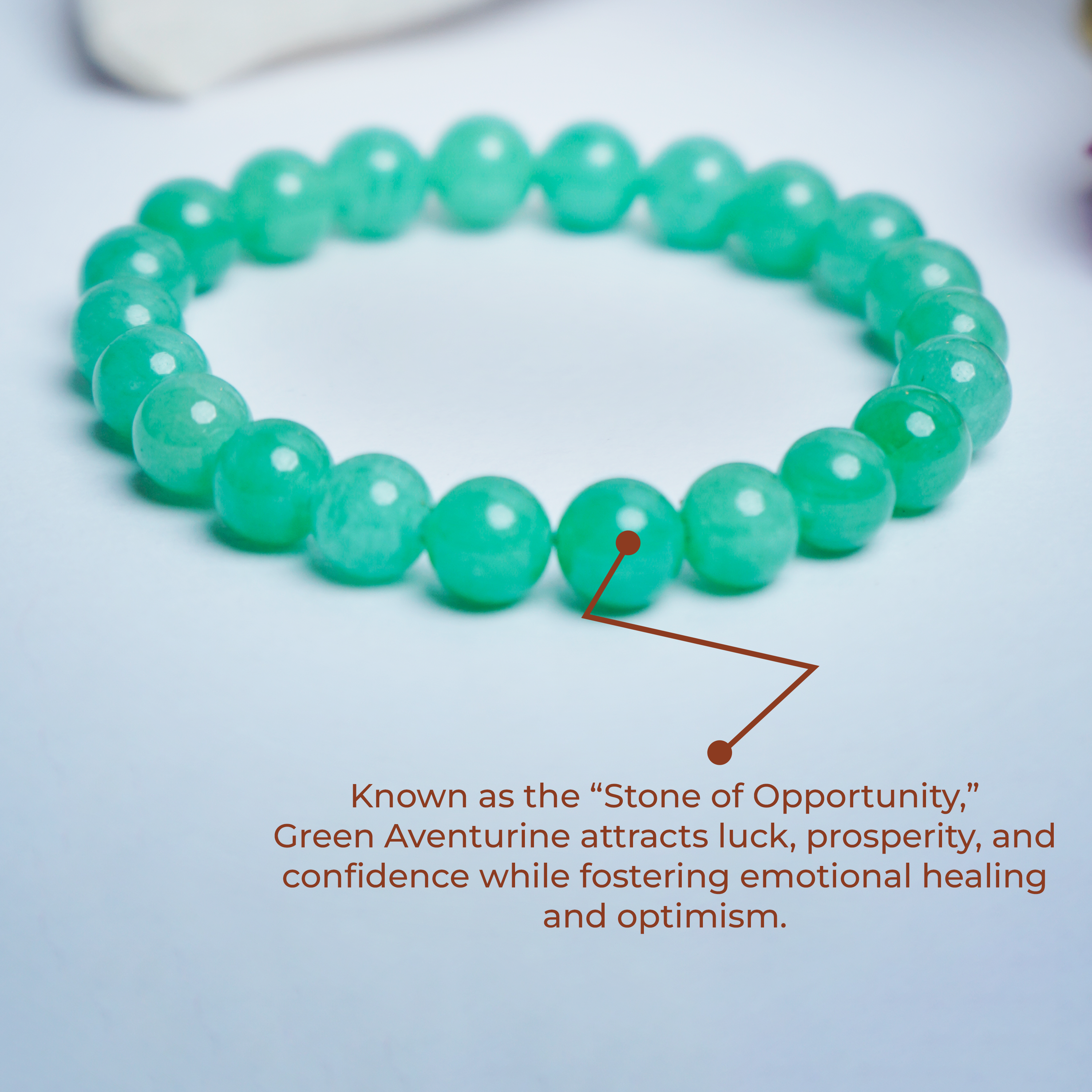 Green Aventurine Bracelet – Stone of Luck, Growth & Prosperity