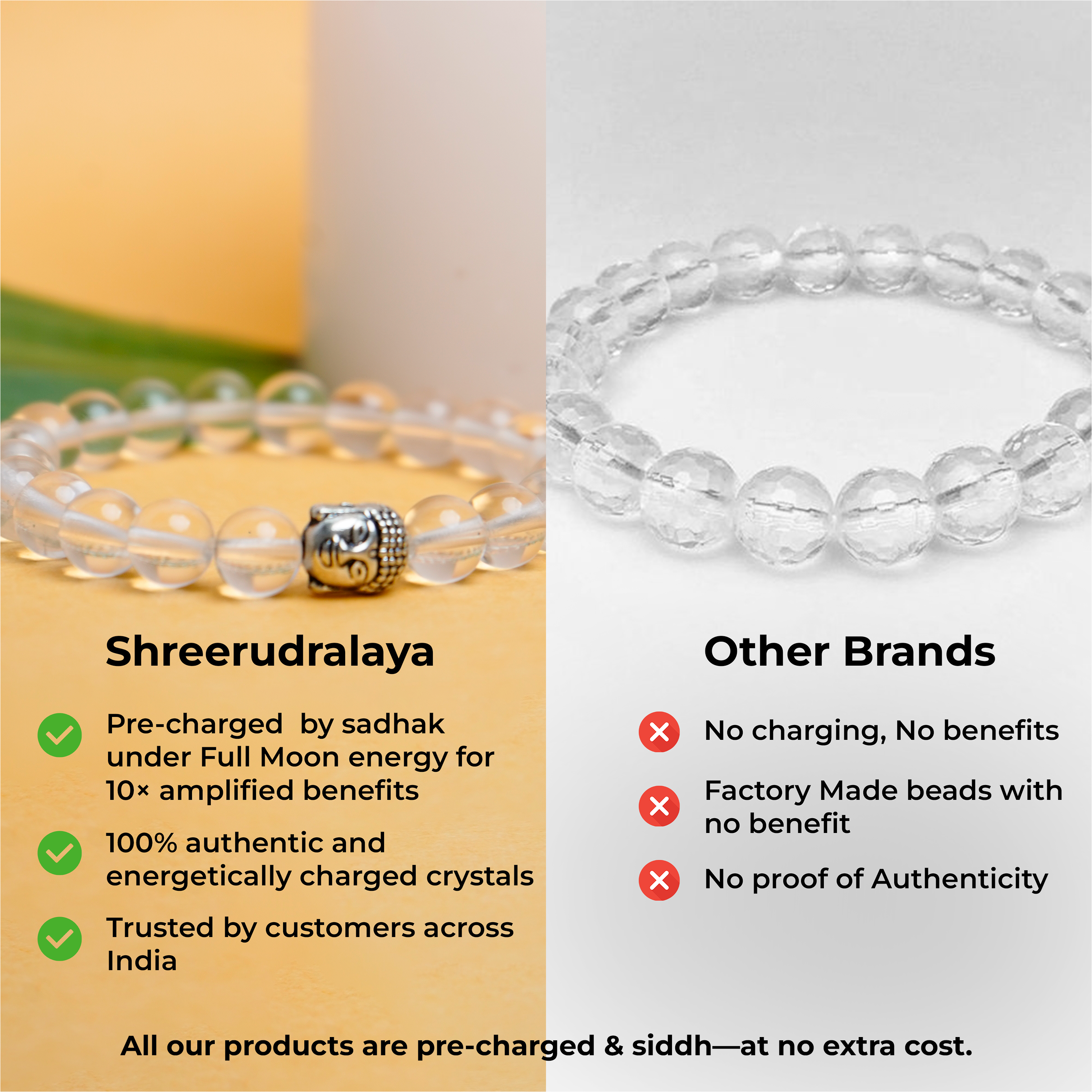 Clear Quartz Energy Healing Bracelet