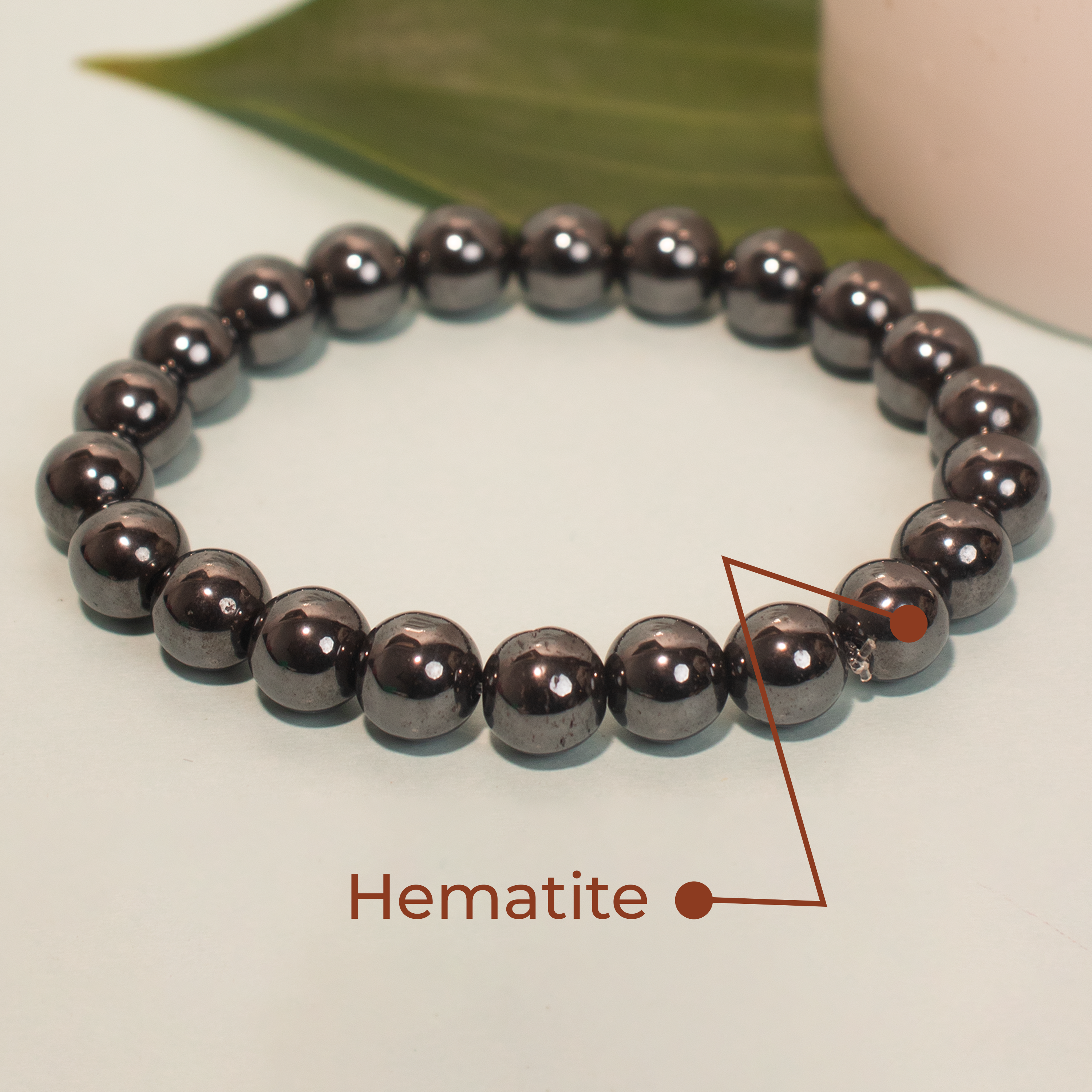 Natural Hematite Grounding Bracelet
