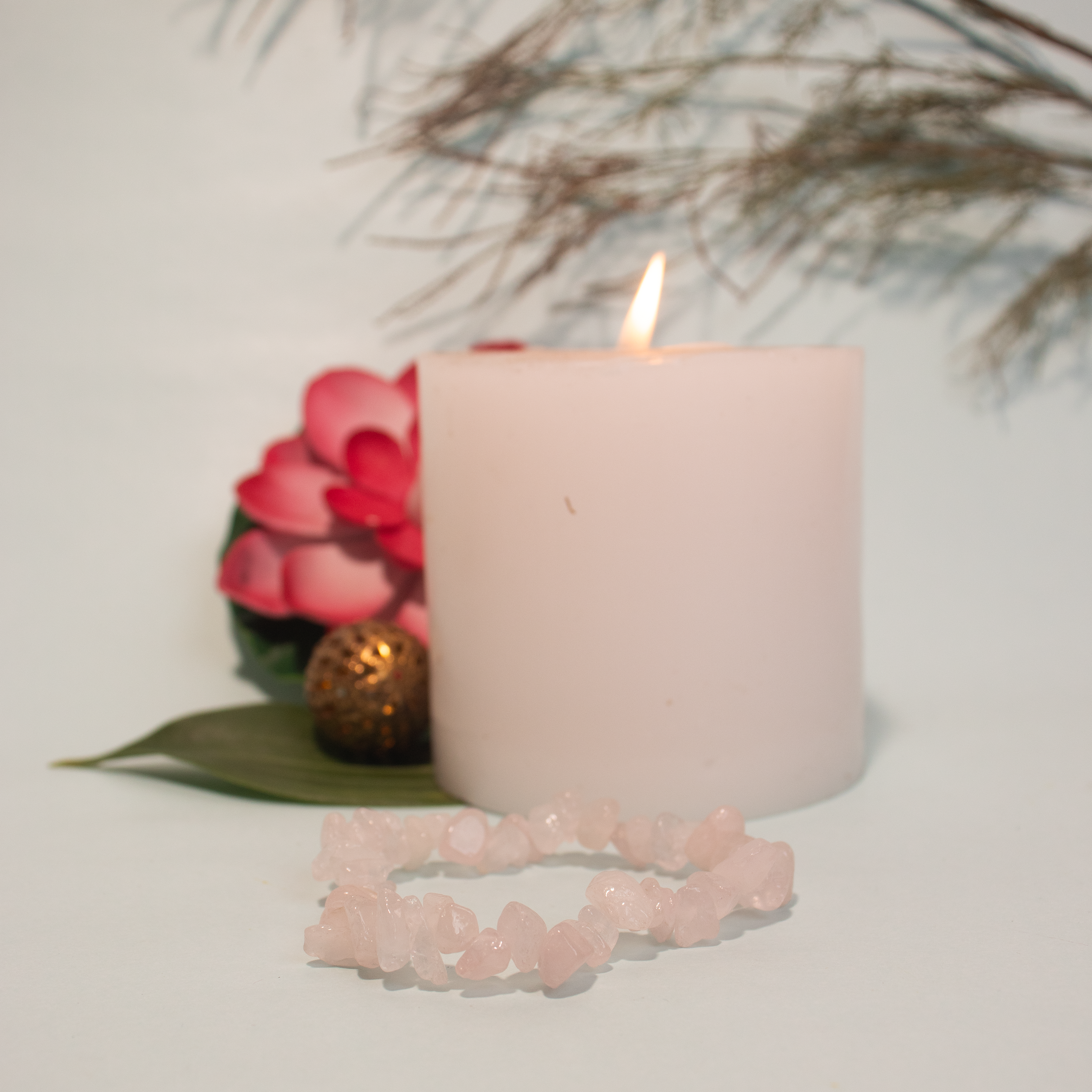 Love & Heal Combo with Rose Quartz and Amethyst