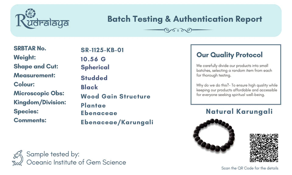 Ebony Mala & Bracelet Combo – Strength, Protection & Spiritual Energy