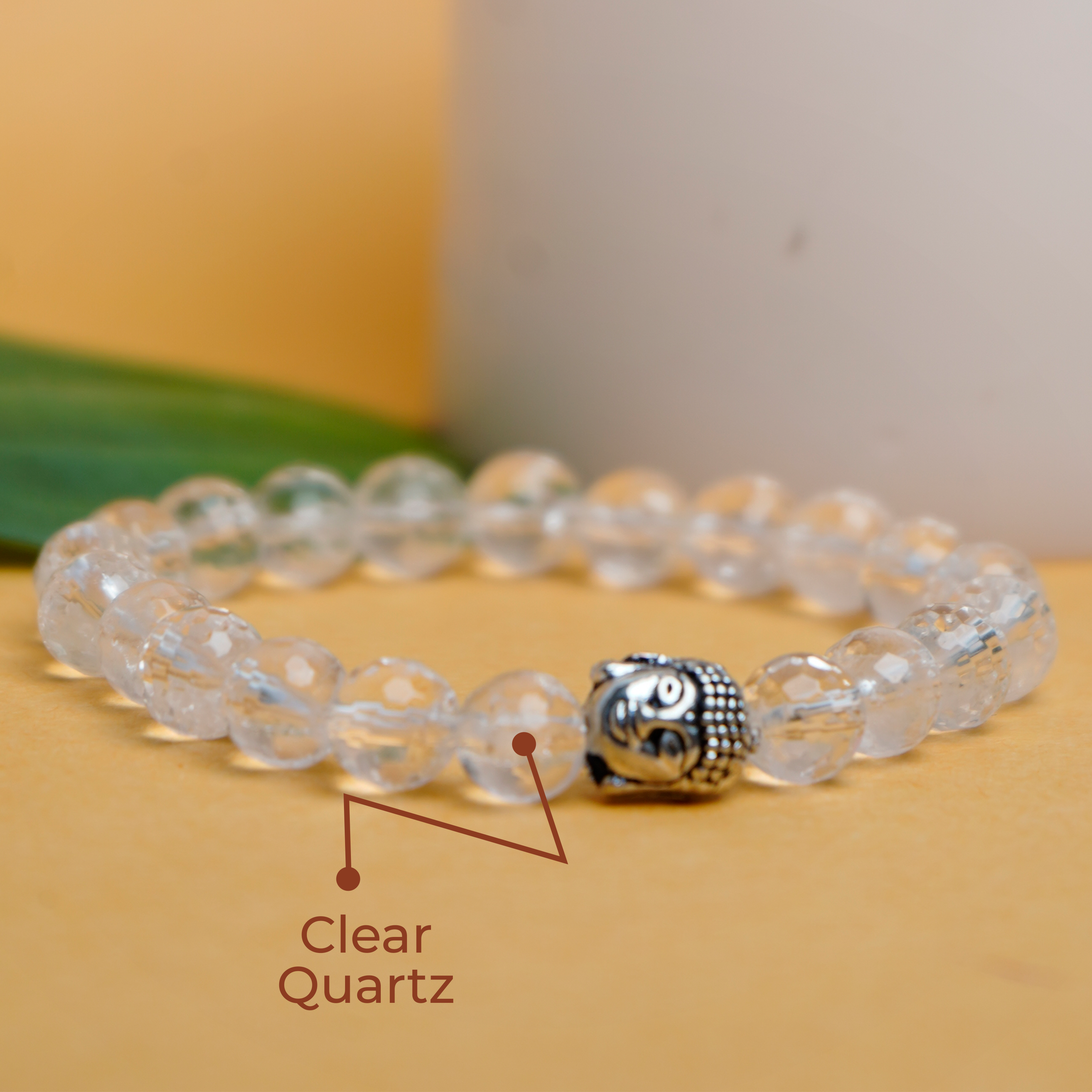 Clear Quartz Diamond shape Bracelet