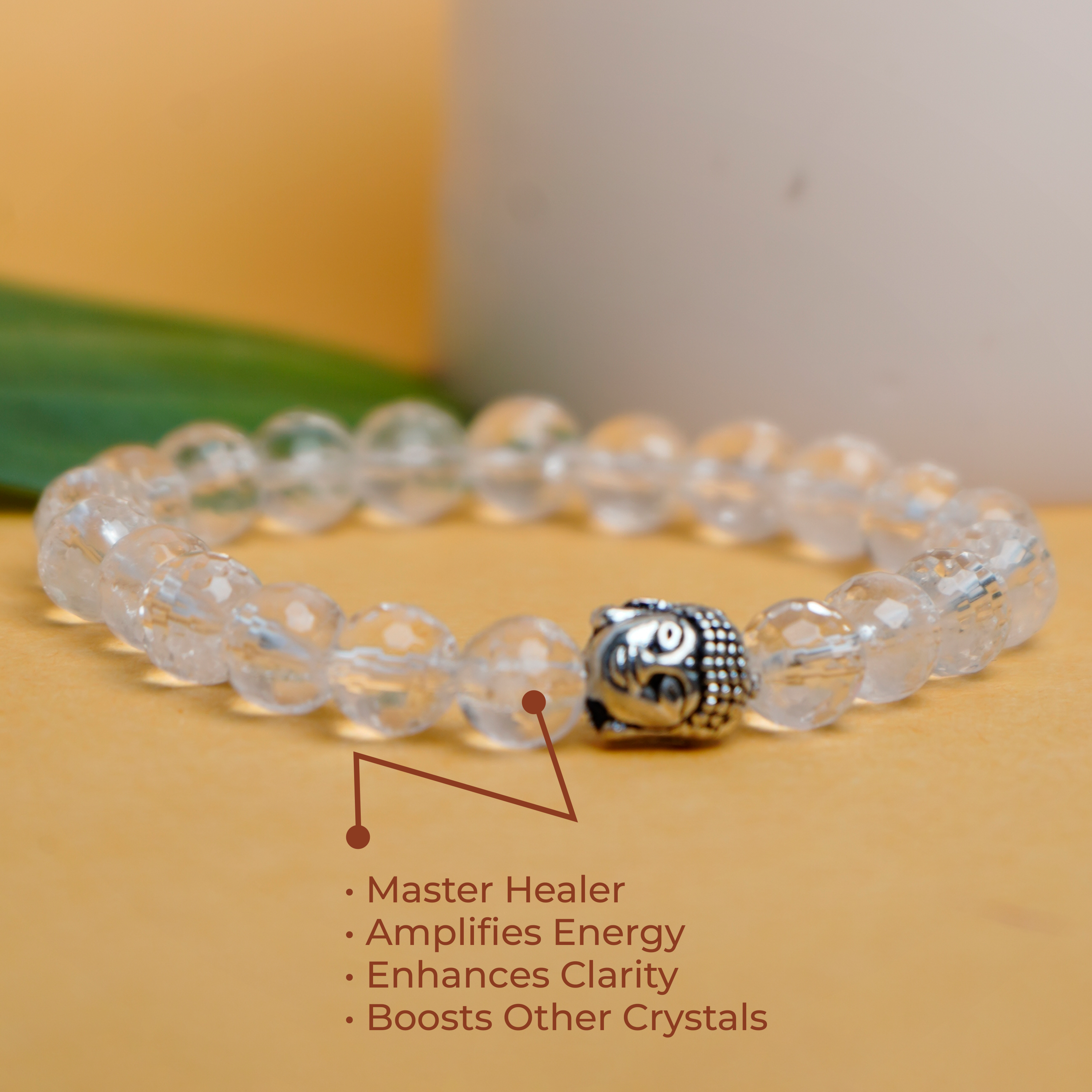Clear Quartz Diamond shape Bracelet