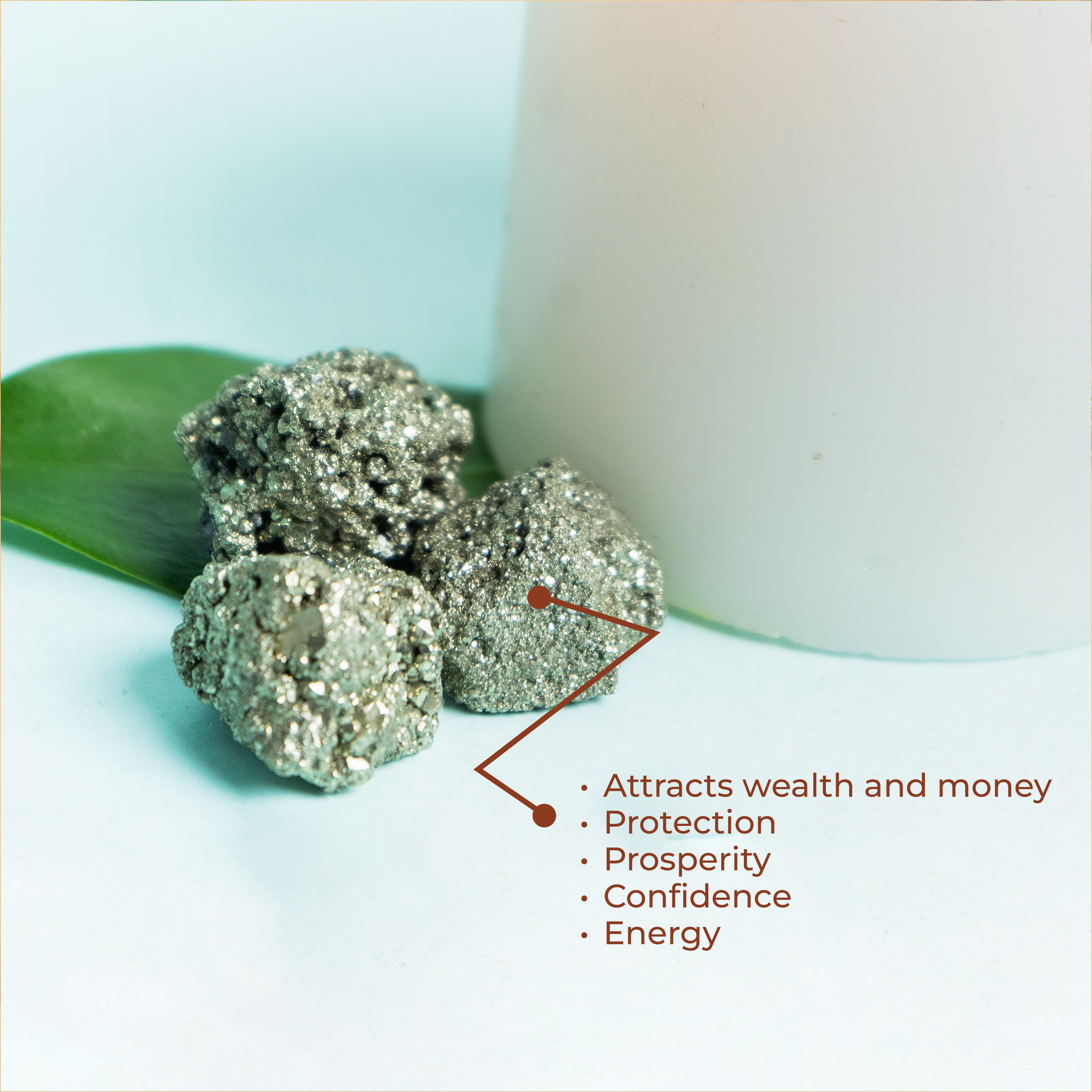 Natural Pyrite Tumble Stone